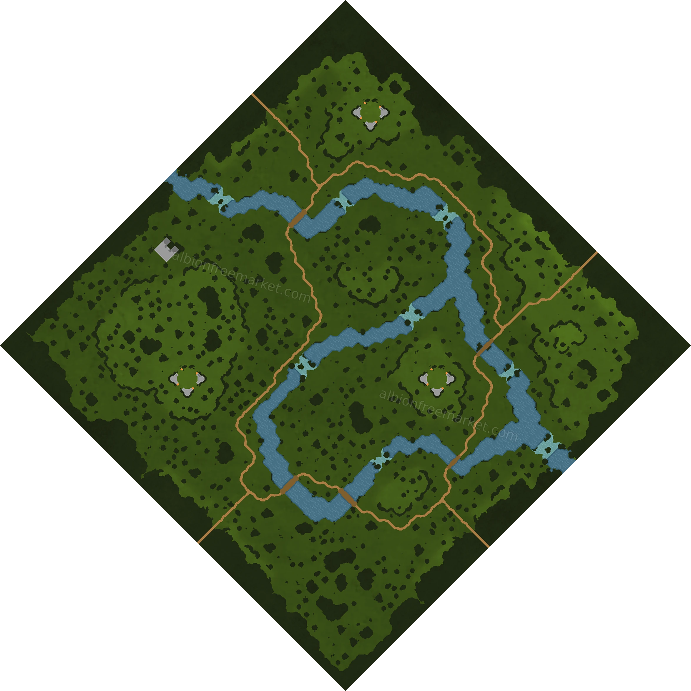 Willow Wood Albion Online map