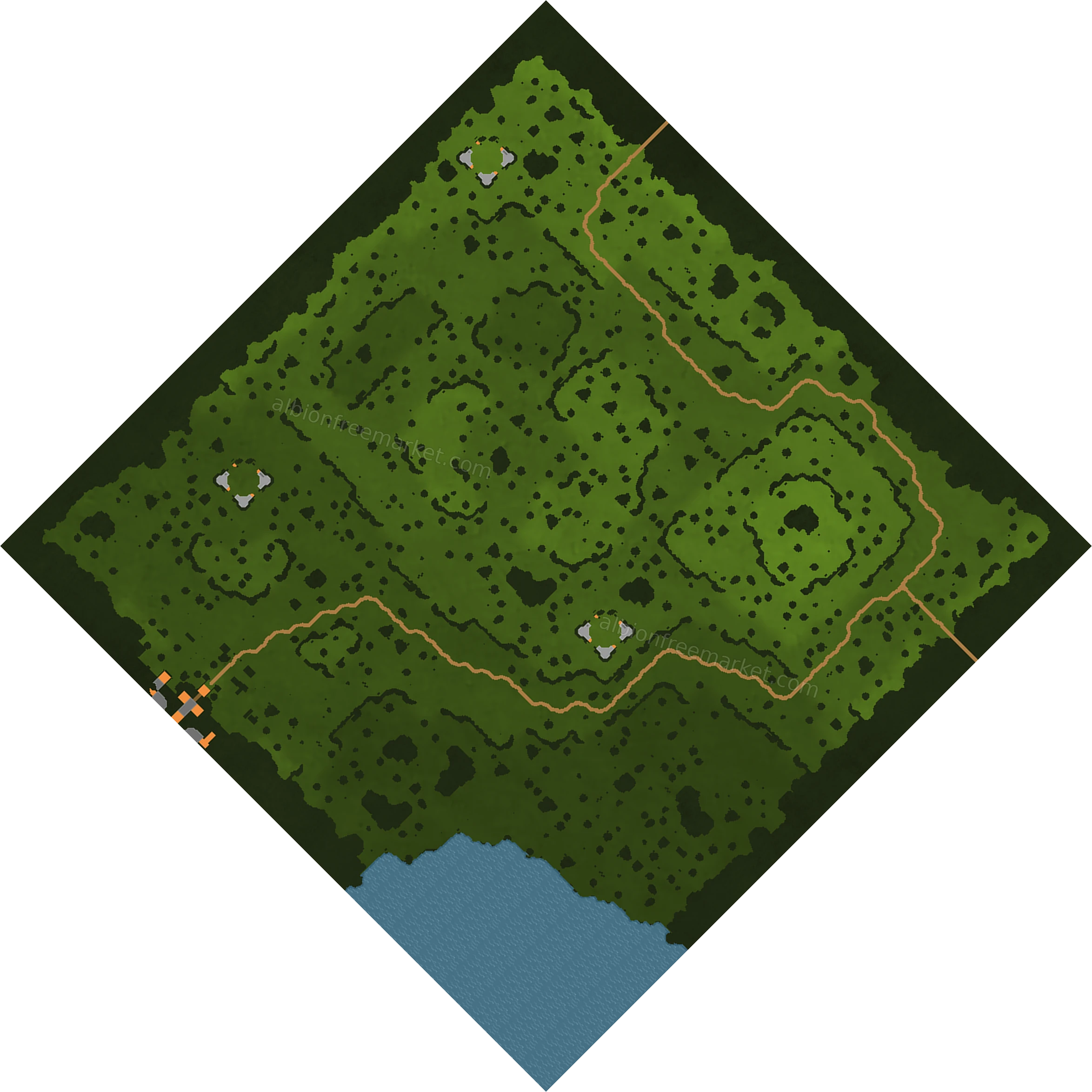 Birchcopse Albion Online map