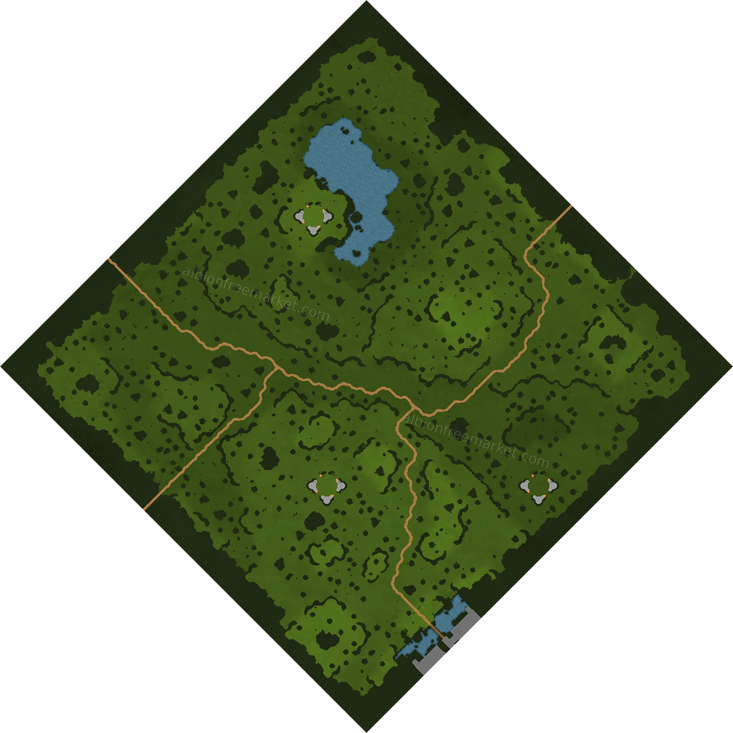 Yew Wood Albion Online map