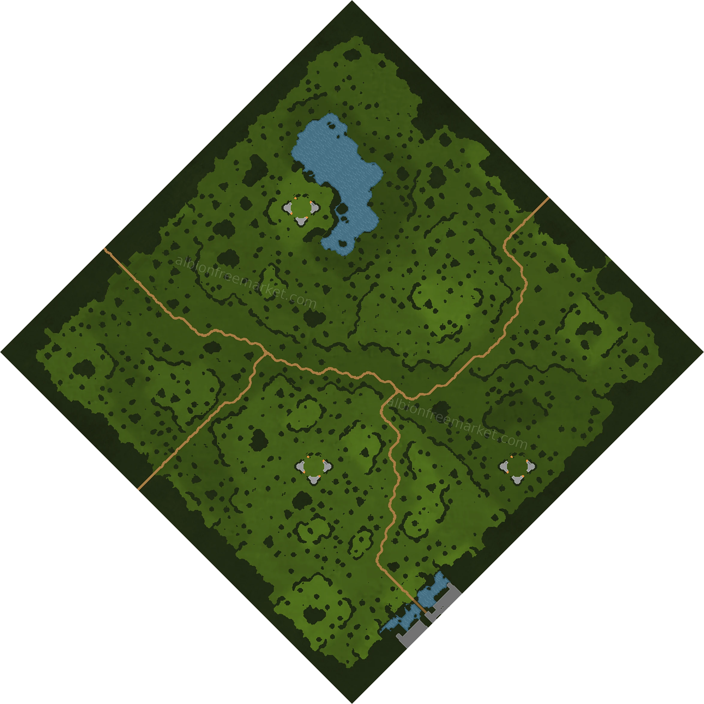 Yew Wood Albion Online map