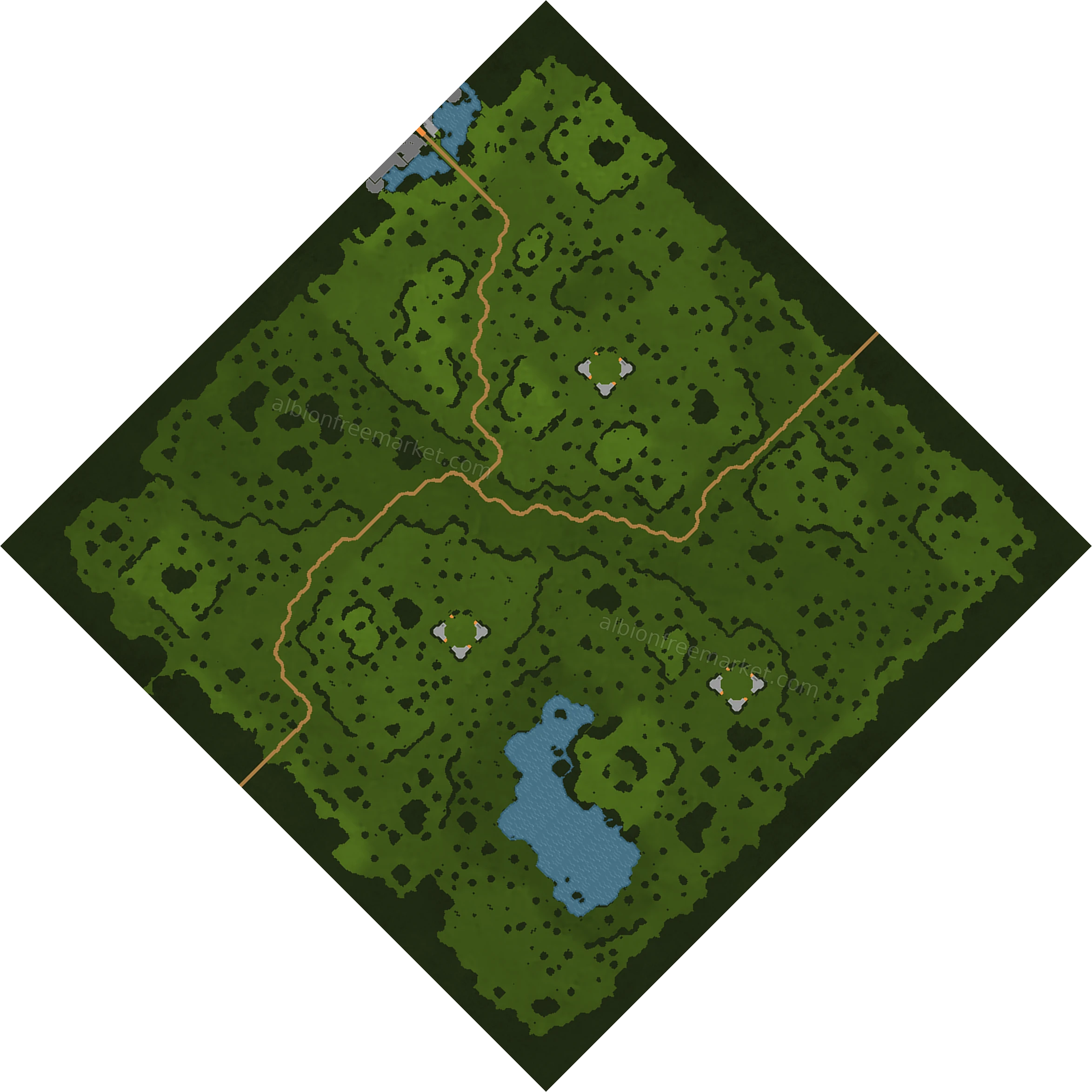 Wyre Forest Albion Online map