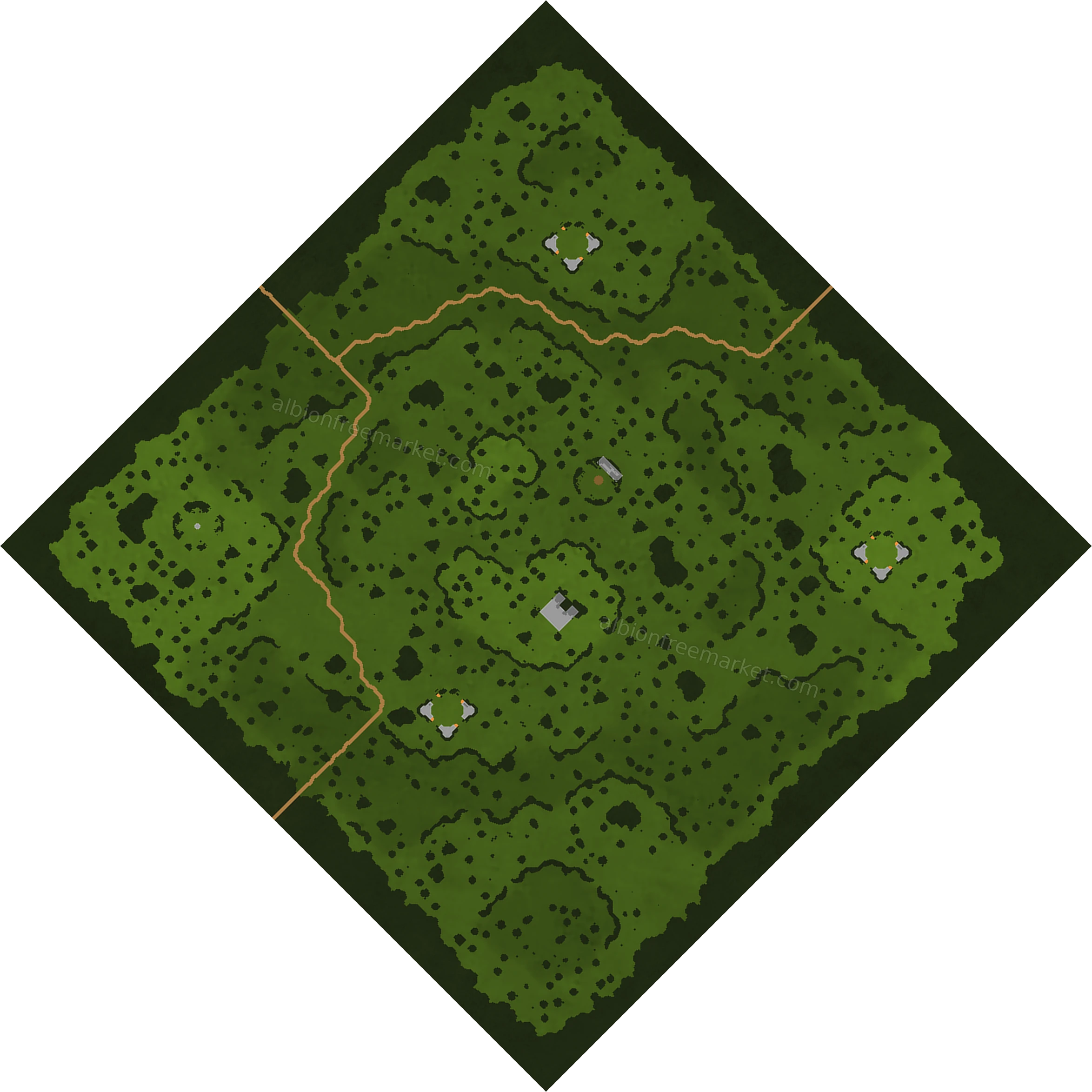 Hornbeam Wood Albion Online map