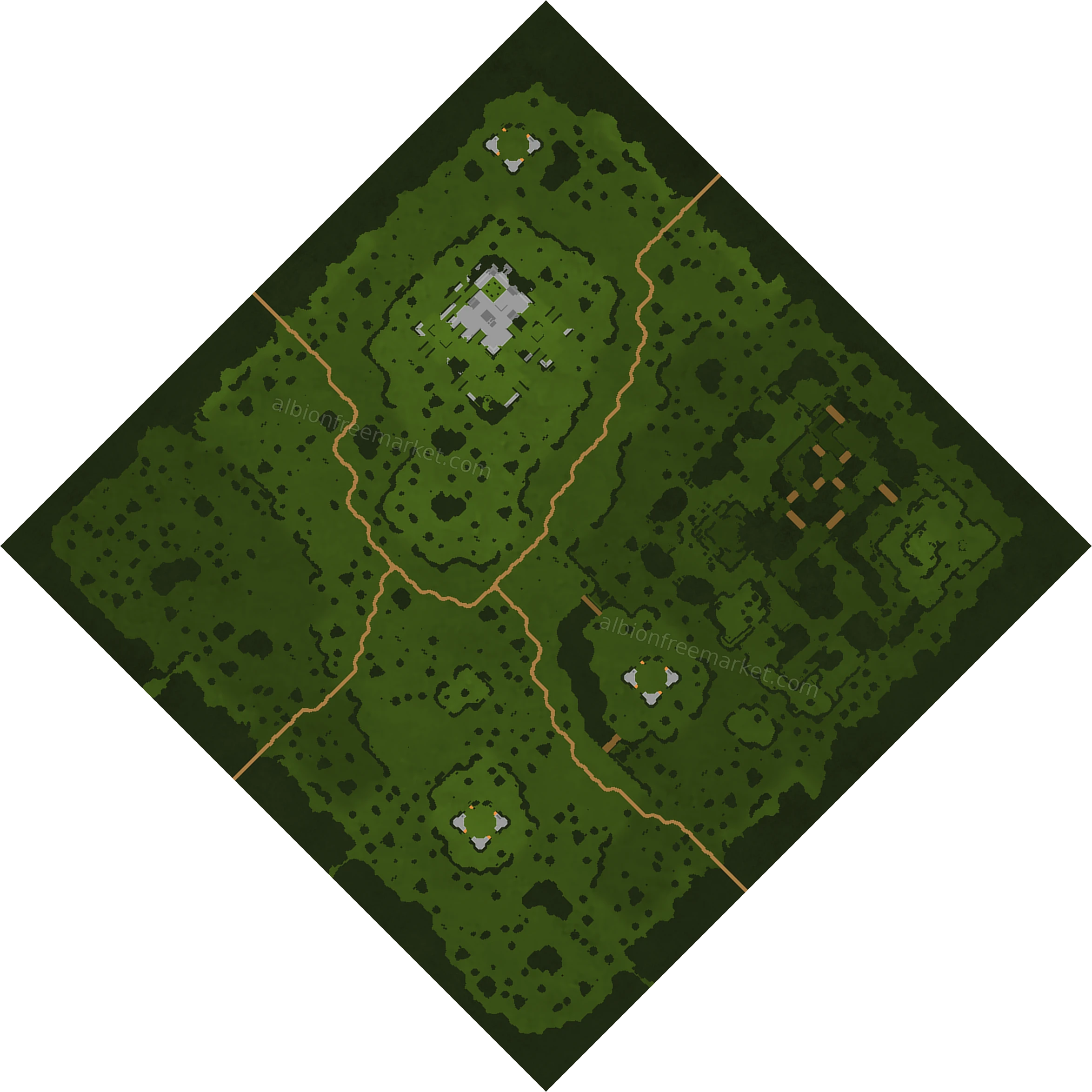 Pinecopse Albion Online map