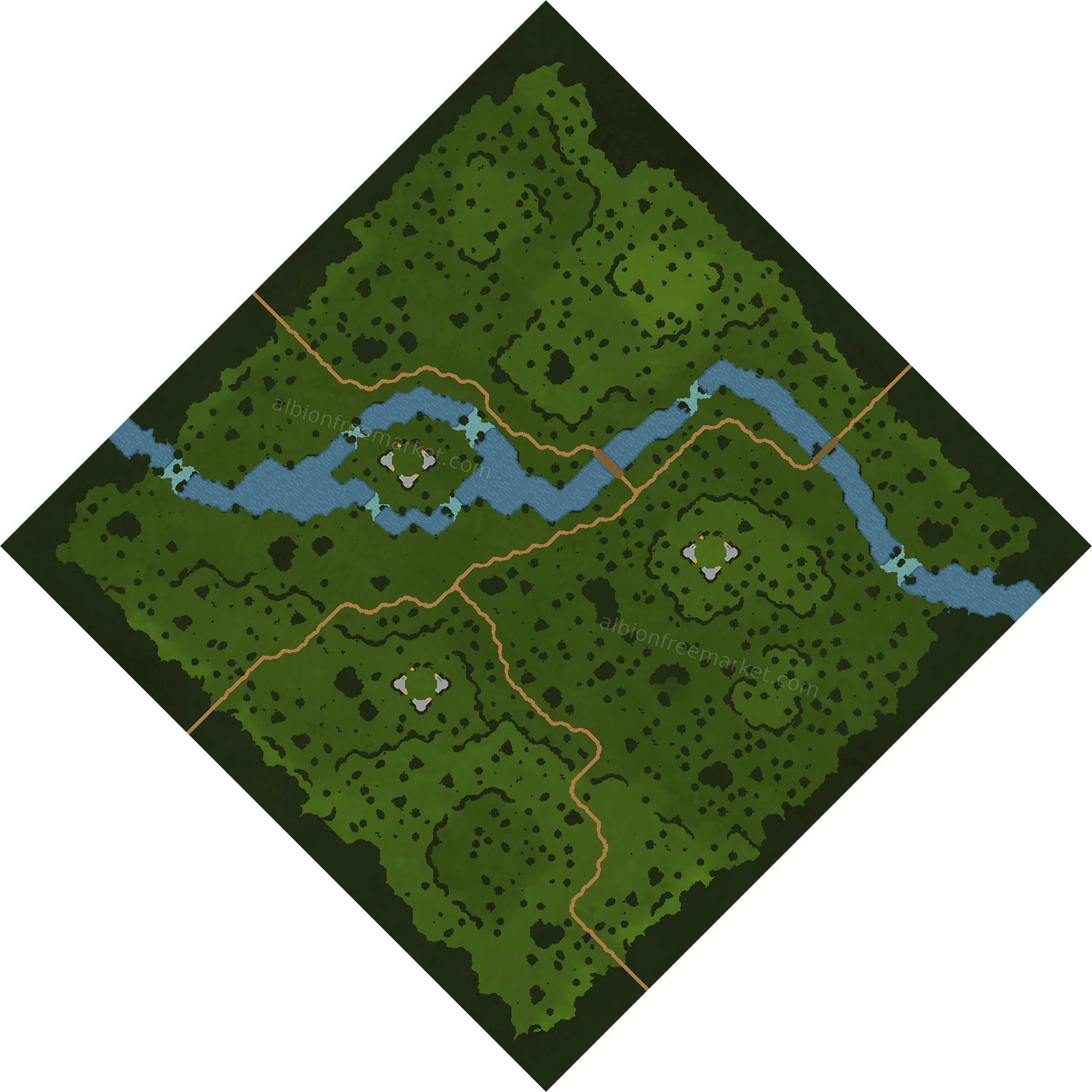 Spindlewood Albion Online map