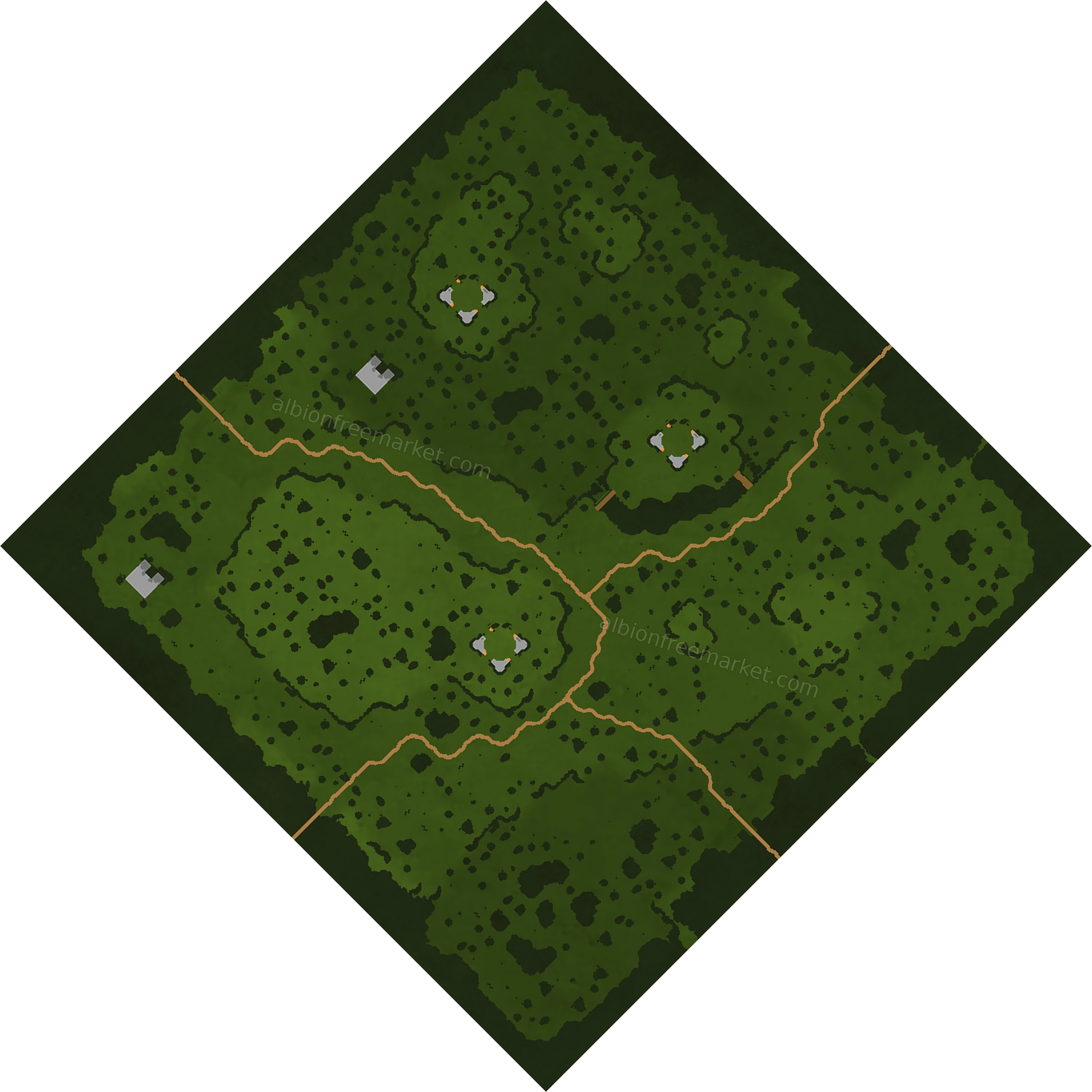 Owlsong Glen Albion Online map