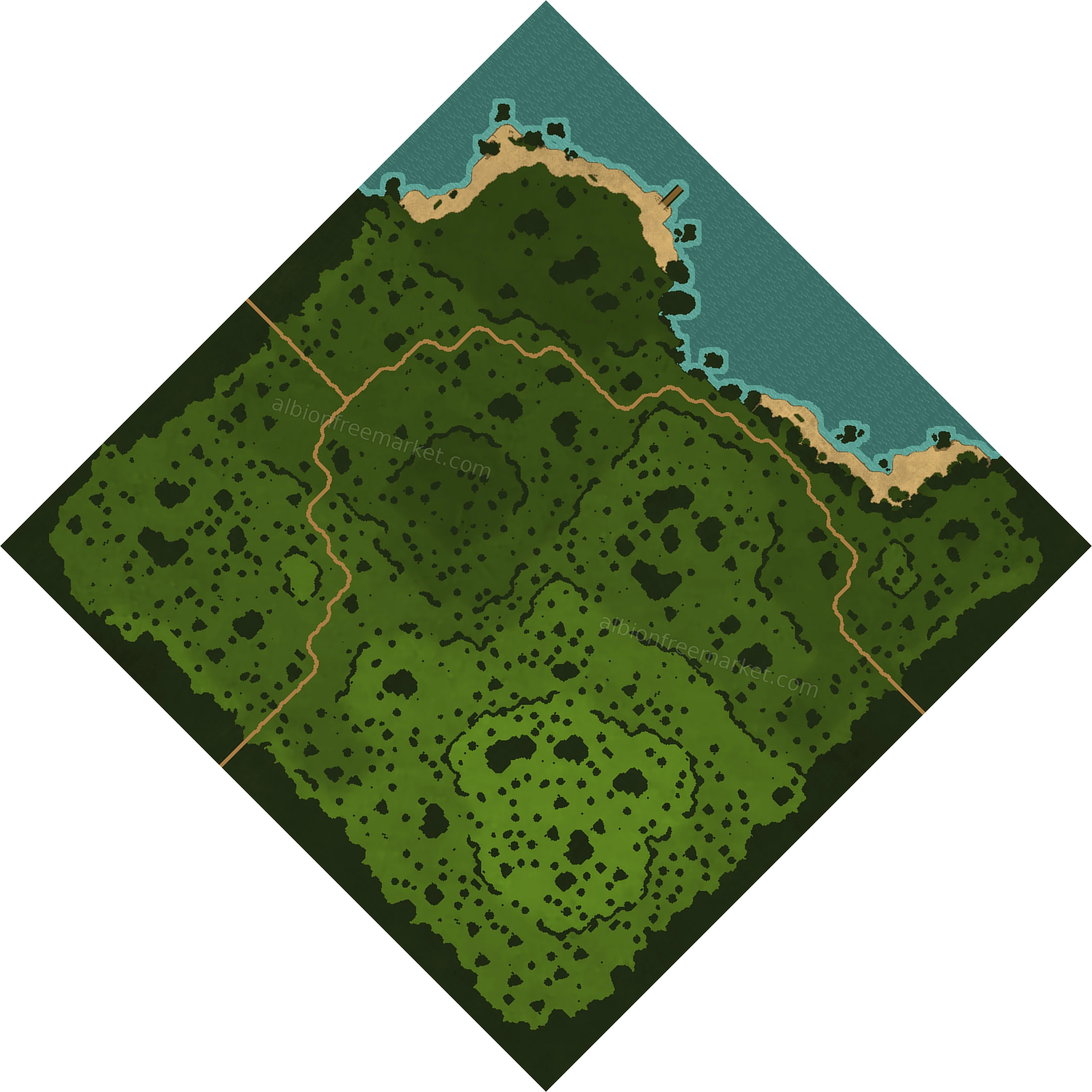 Cedarcopse Albion Online map