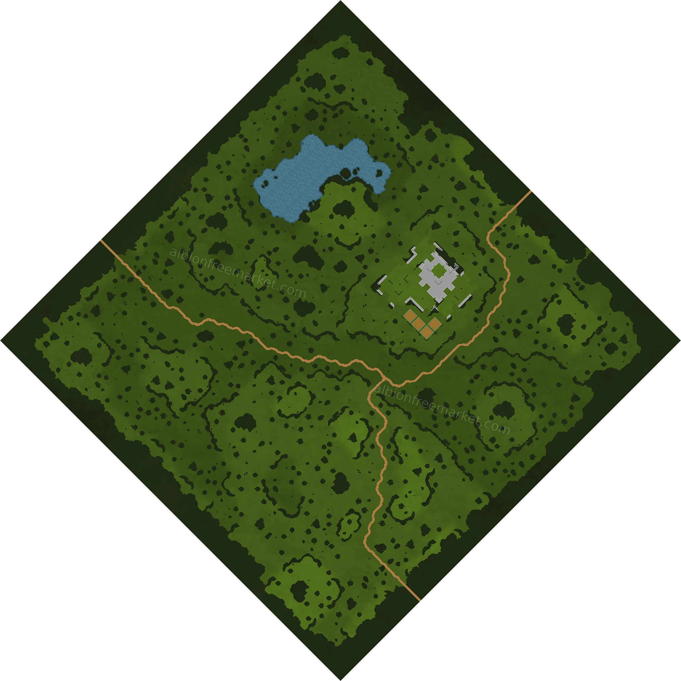 Deepwood Dell Albion Online map