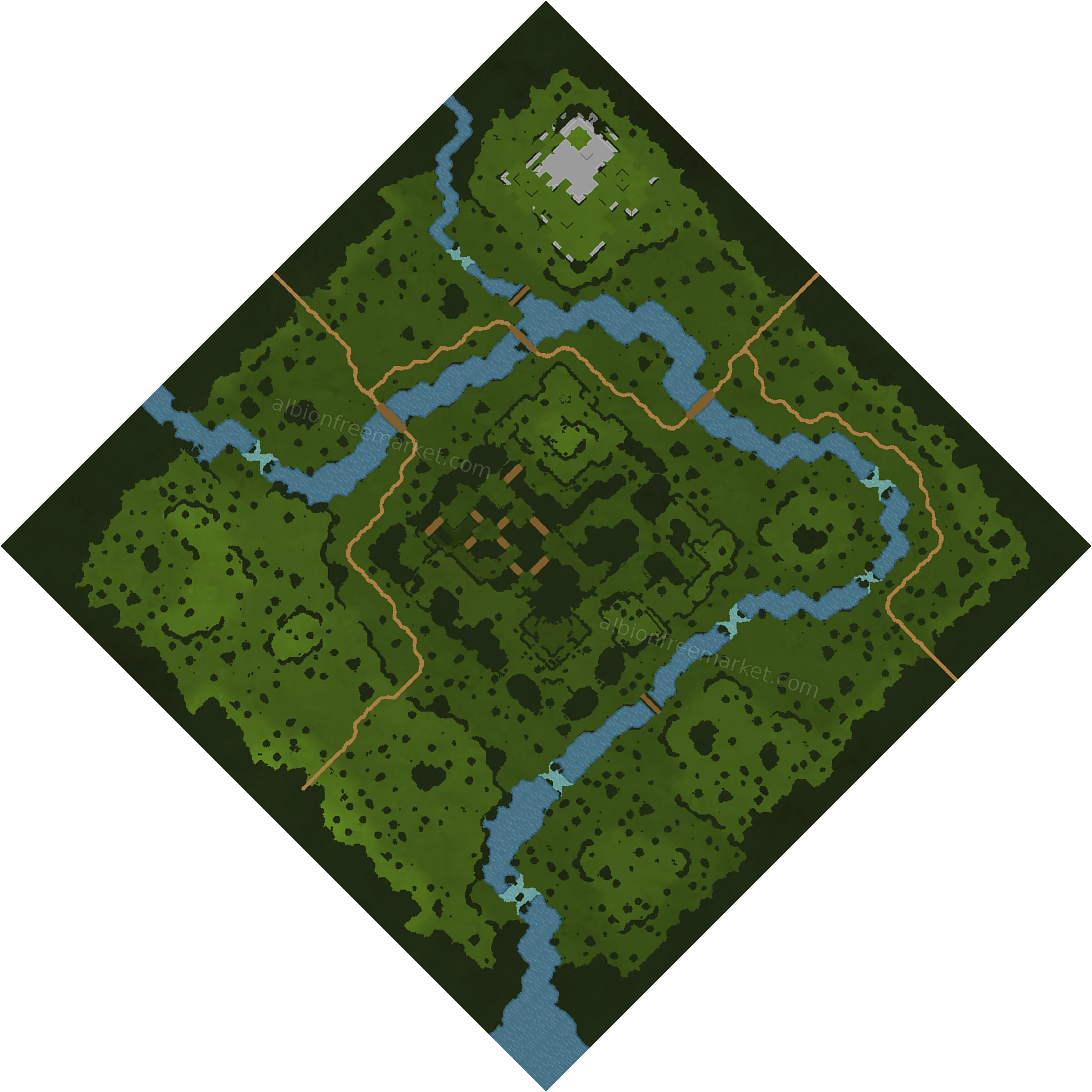 Watchwood Precipice Albion Online map