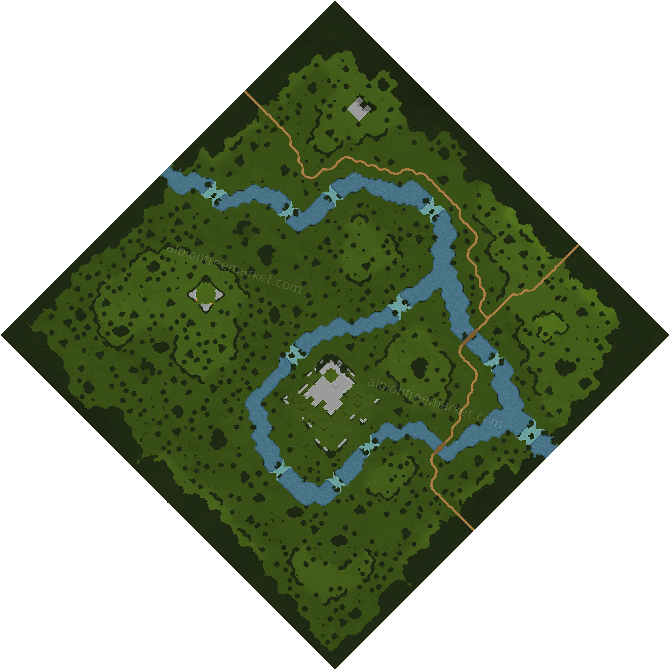 Deadpine Forest Albion Online map