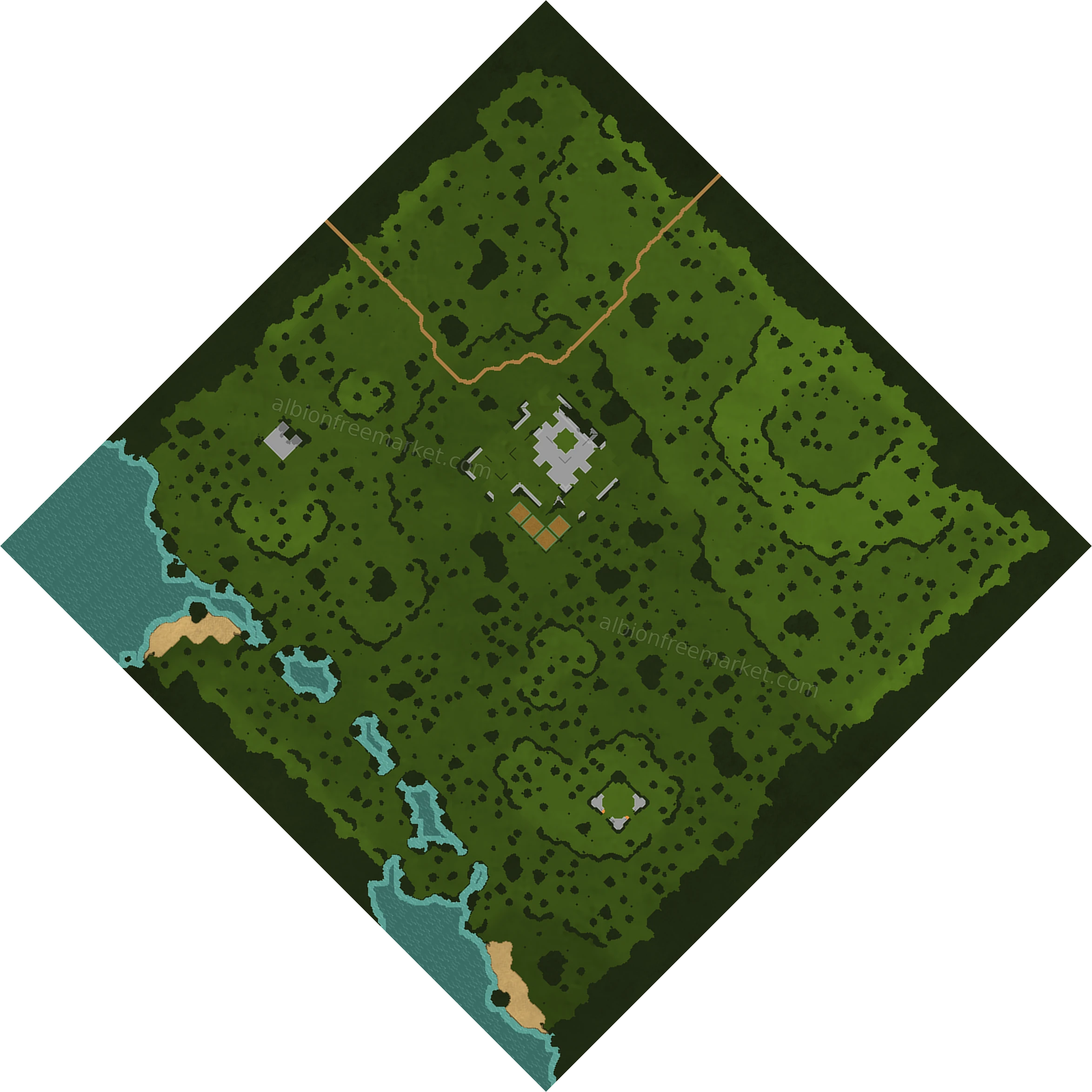 Southgrove Escarp Albion Online map