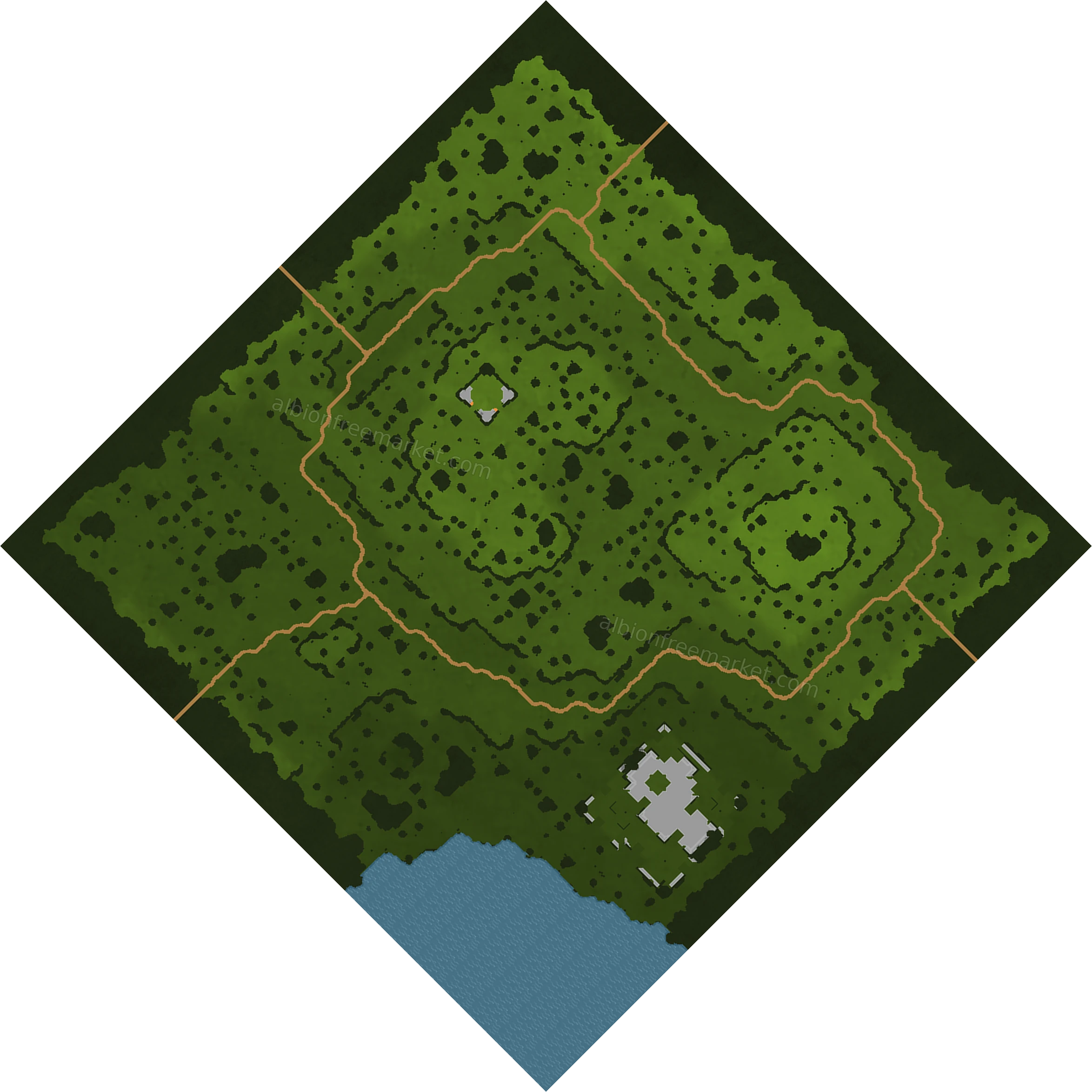 Rivercopse Crossing Albion Online map