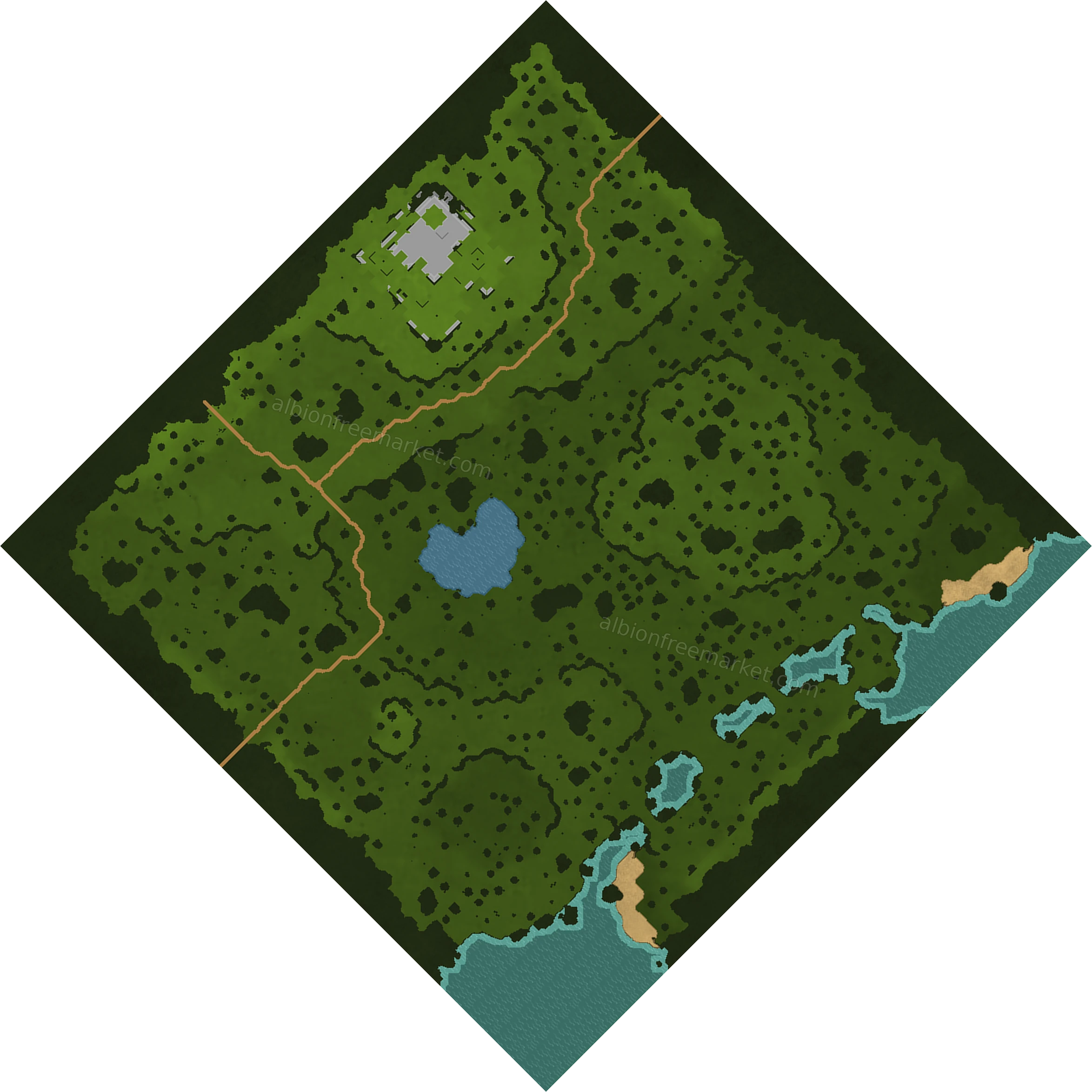 Hightree Glade Albion Online map