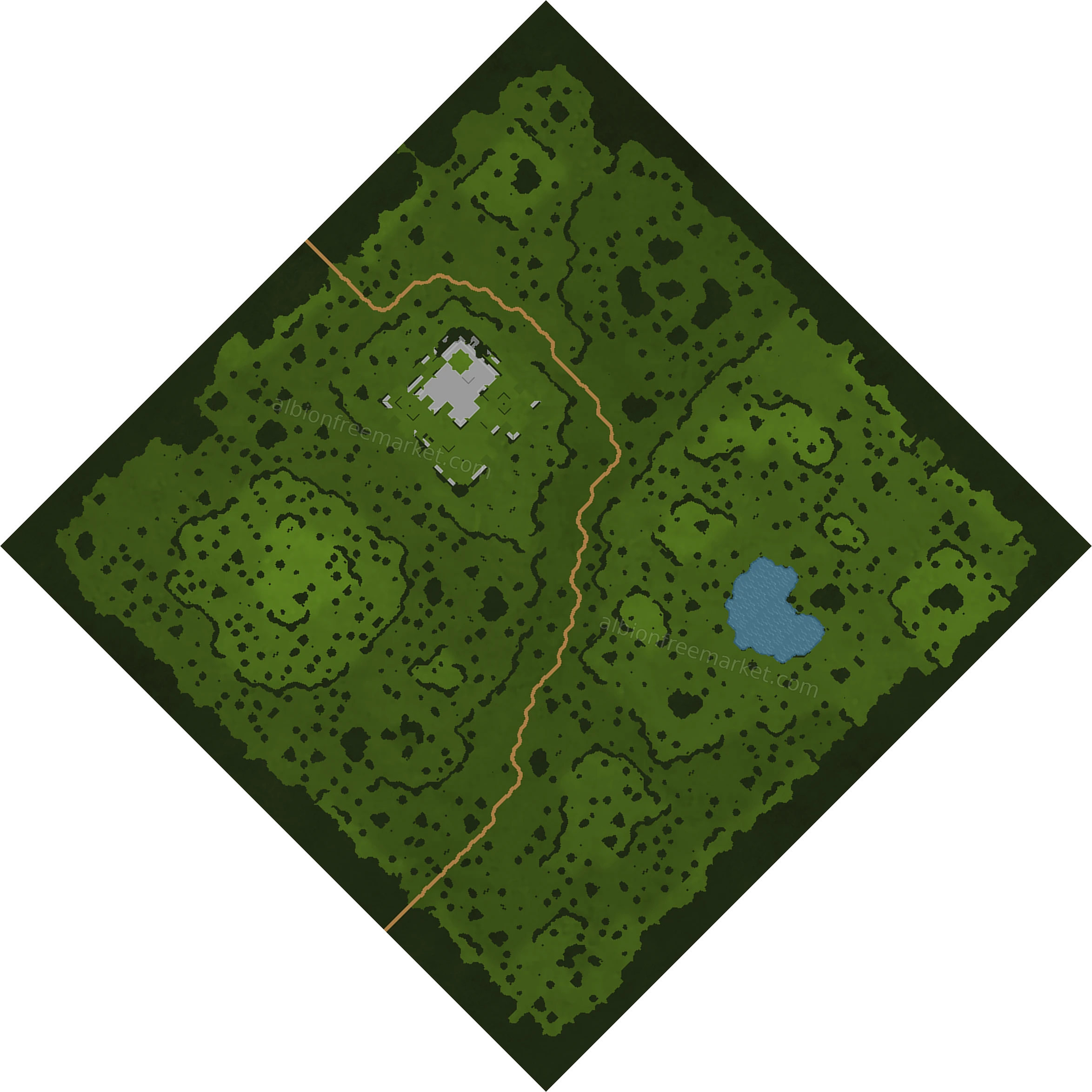 Westweald Thicket Albion Online map