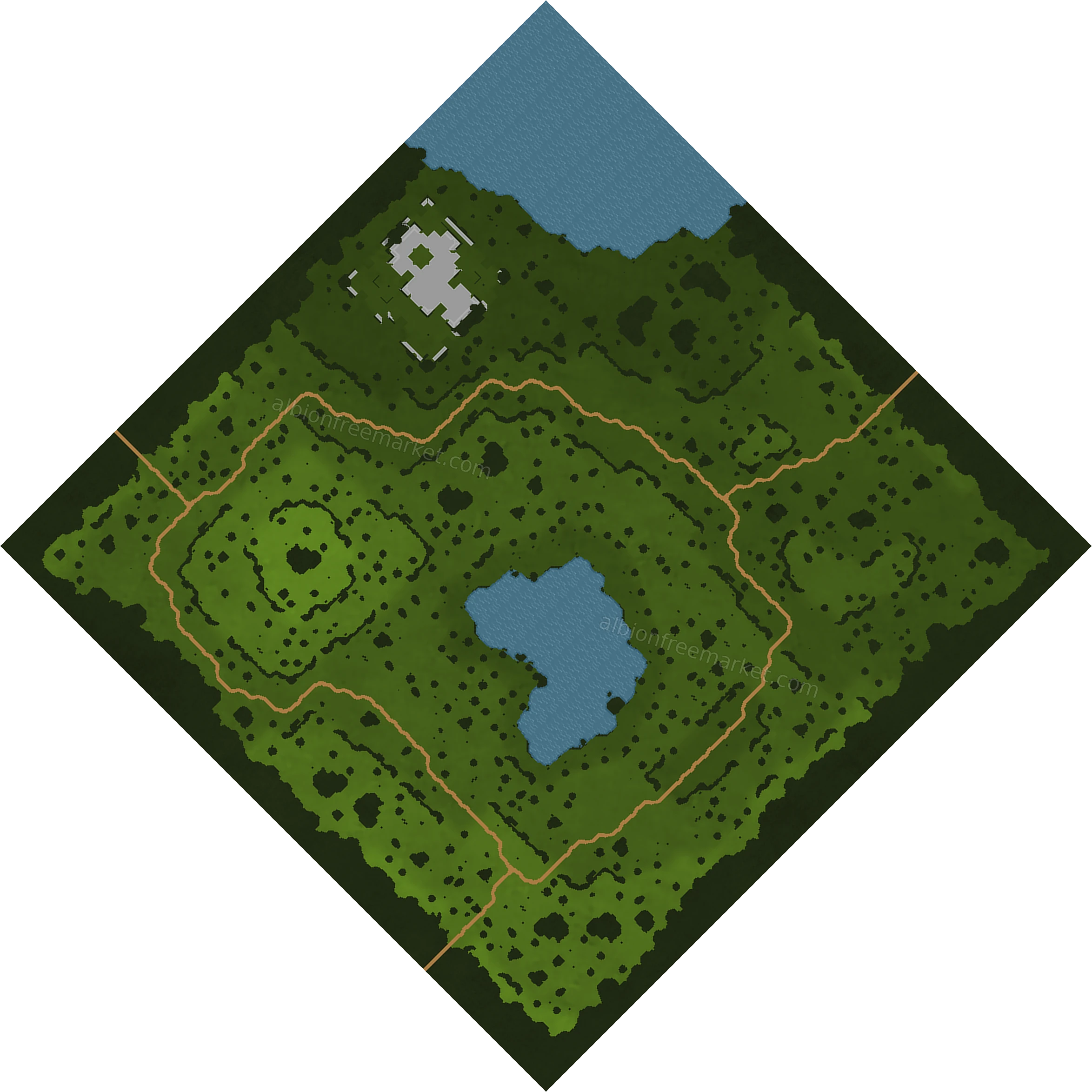 Greenhollow Vale Albion Online map