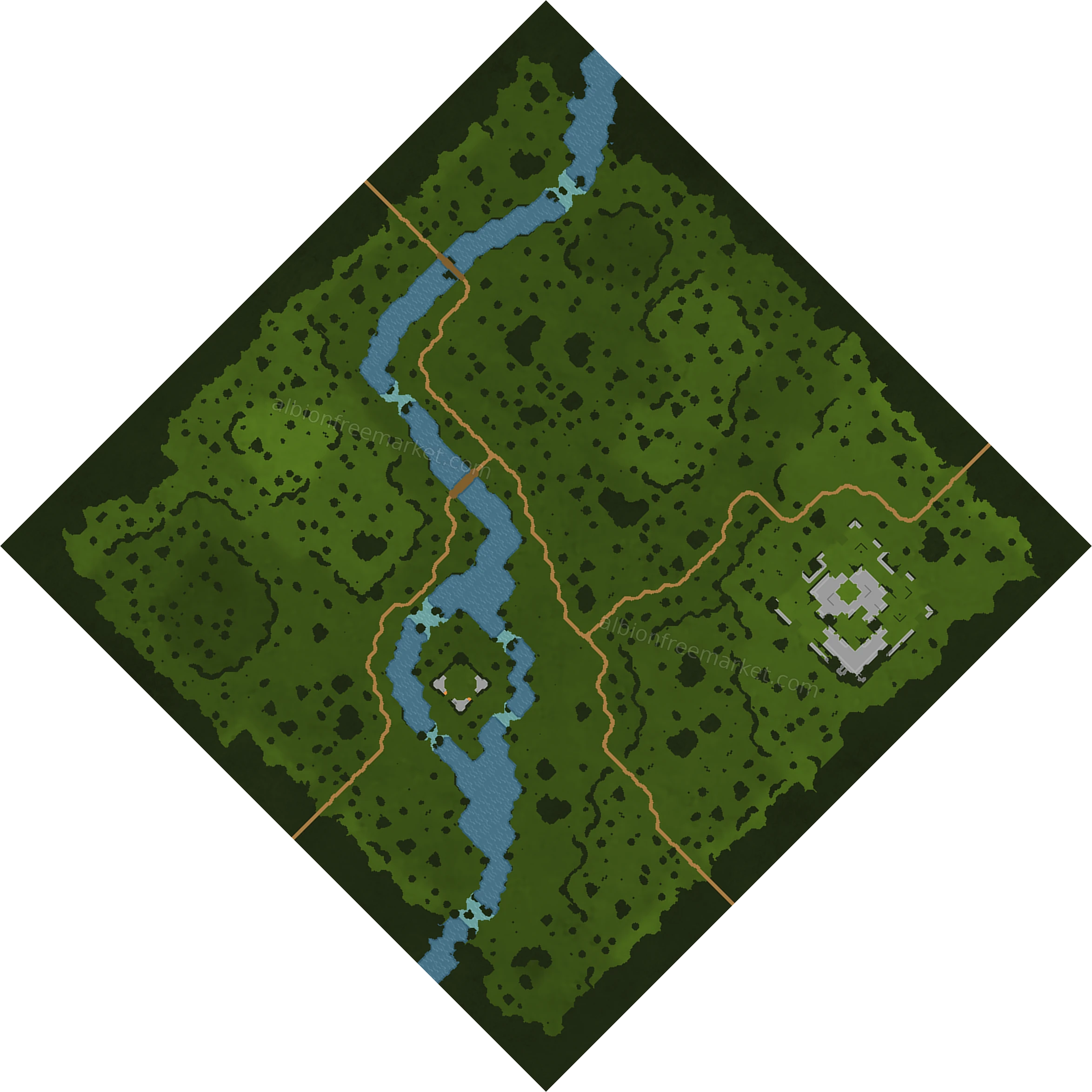 Giantweald Woods Albion Online map