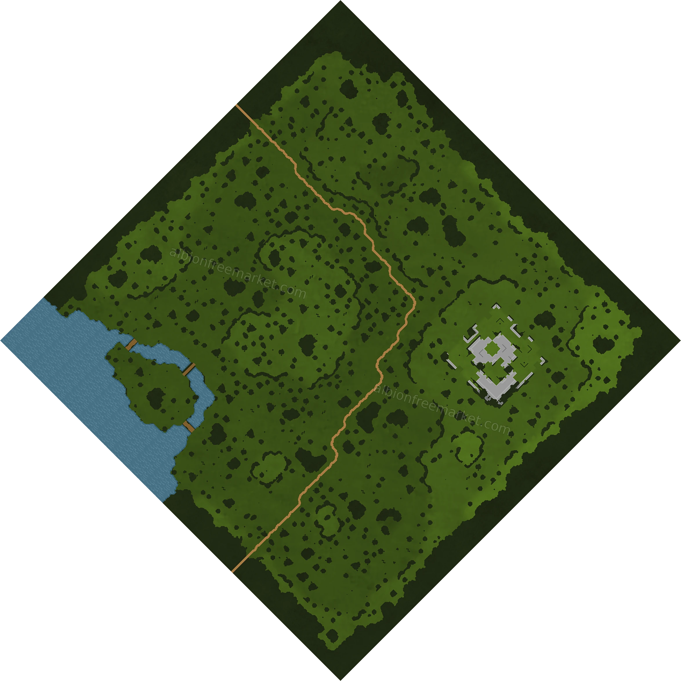 Watchwood Lakeside Albion Online map