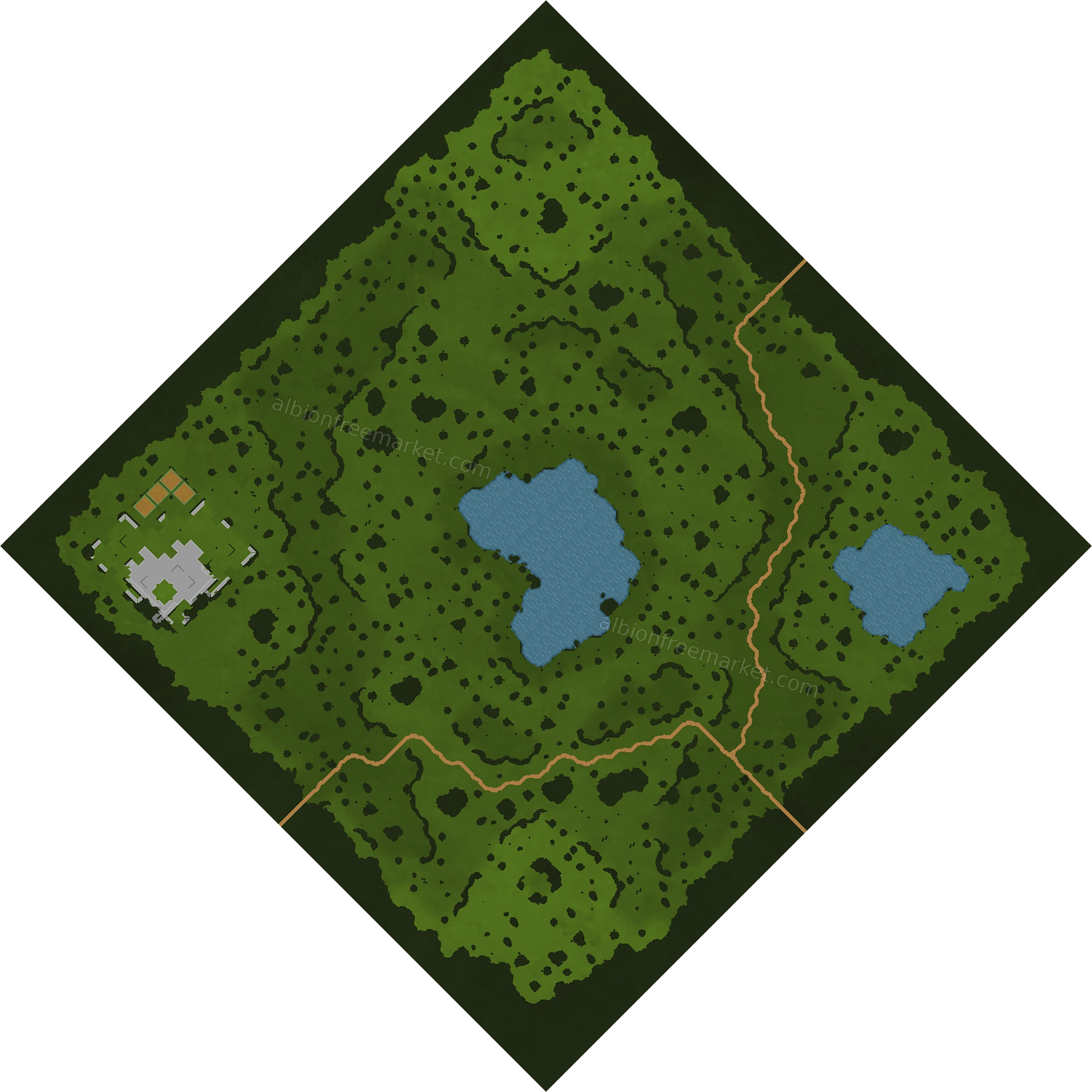Giantweald Roots Albion Online map