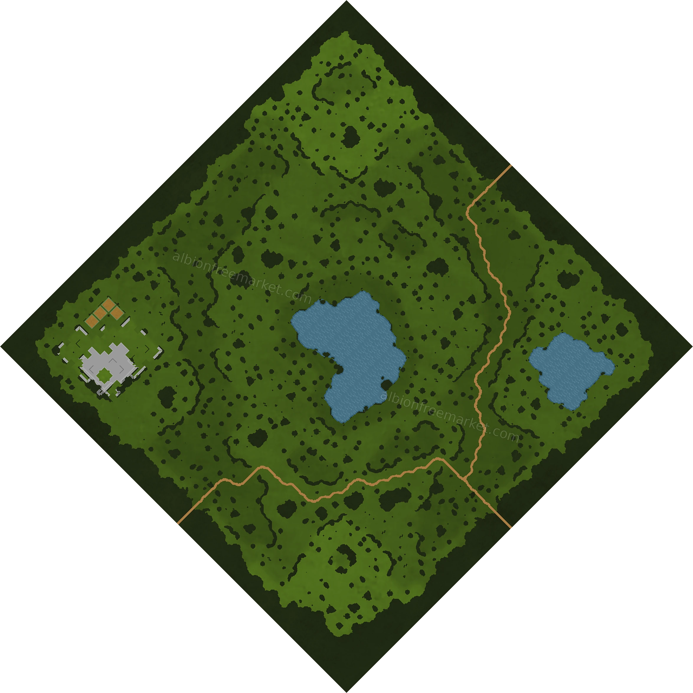 Giantweald Roots Albion Online map