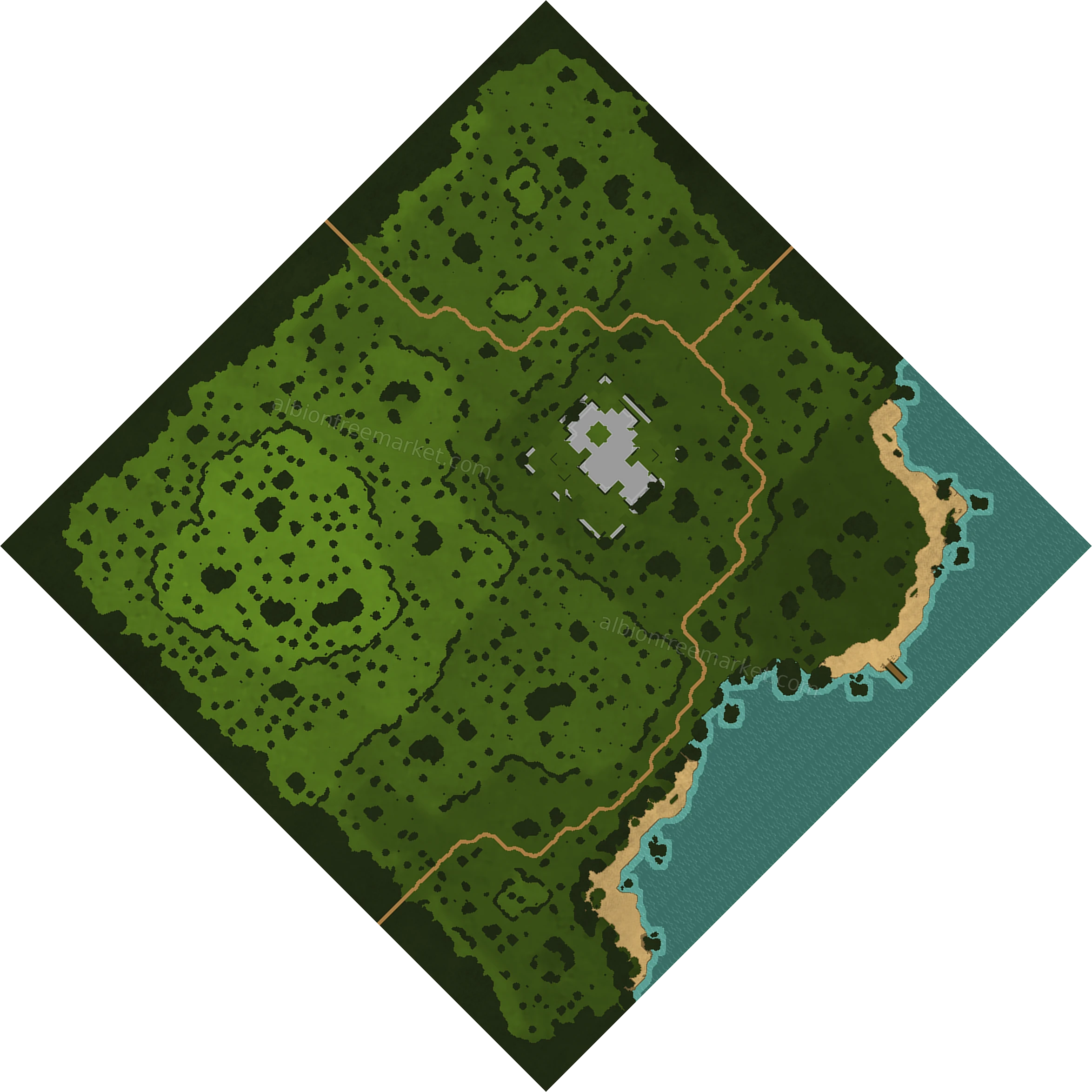 Hightree Cliffs Albion Online map