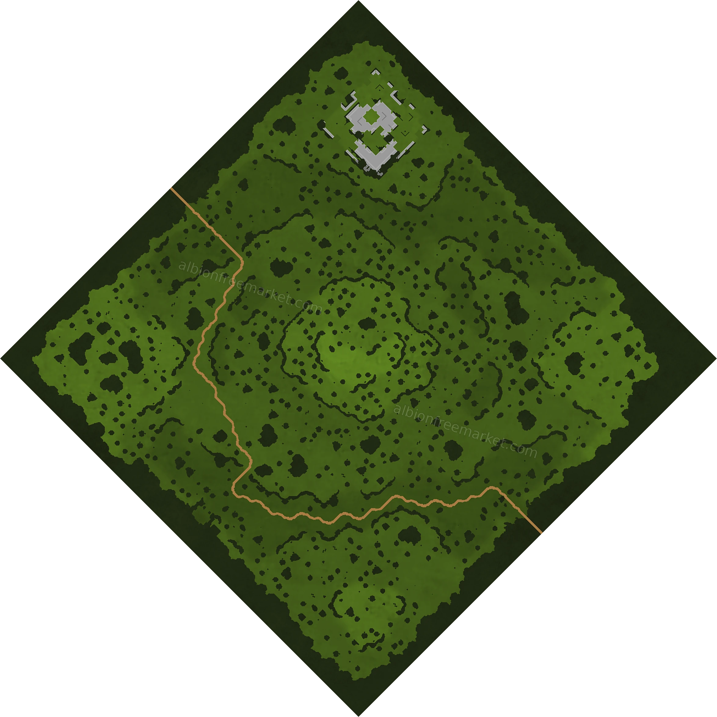 Deepwood Pines Albion Online map