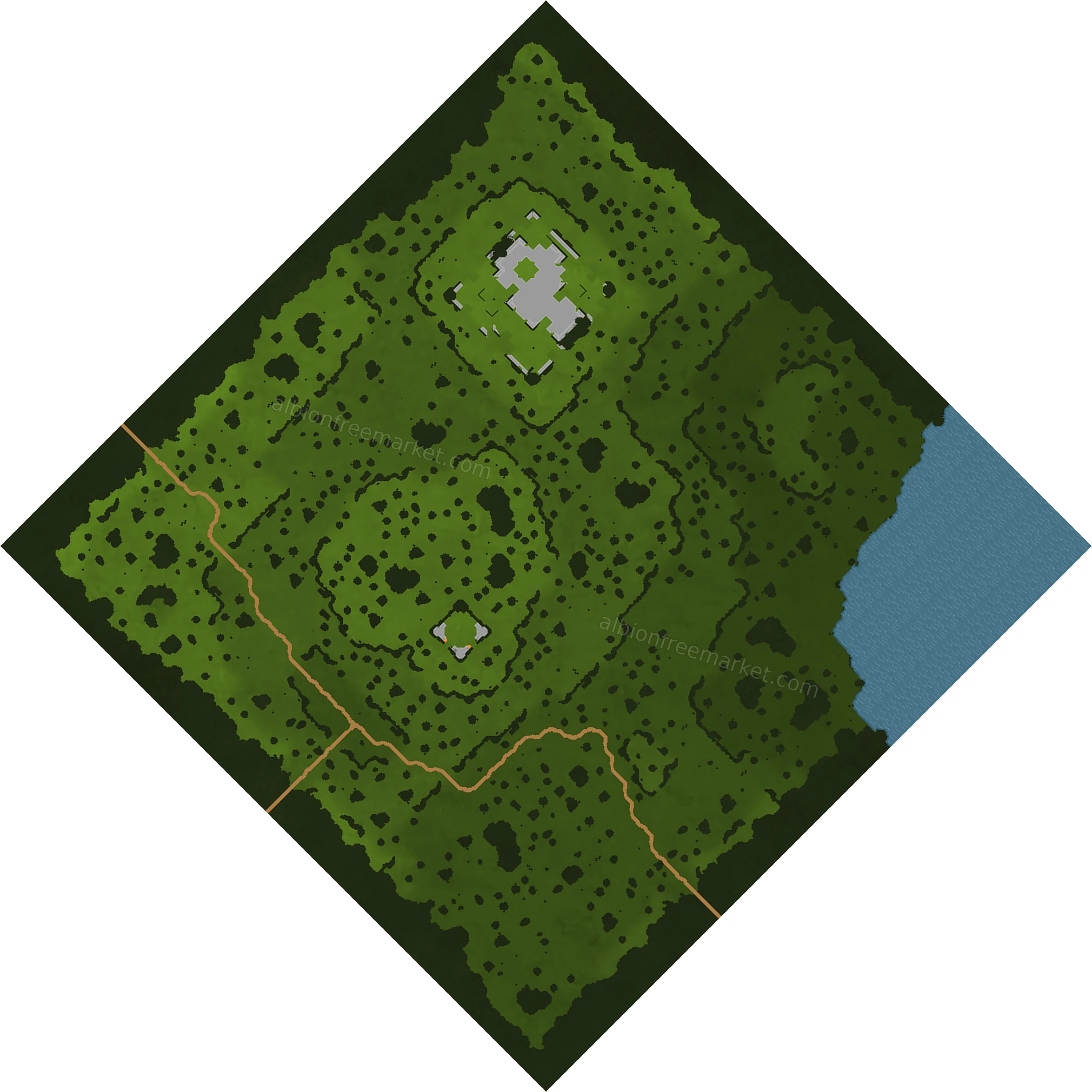 Giantweald Edge Albion Online map
