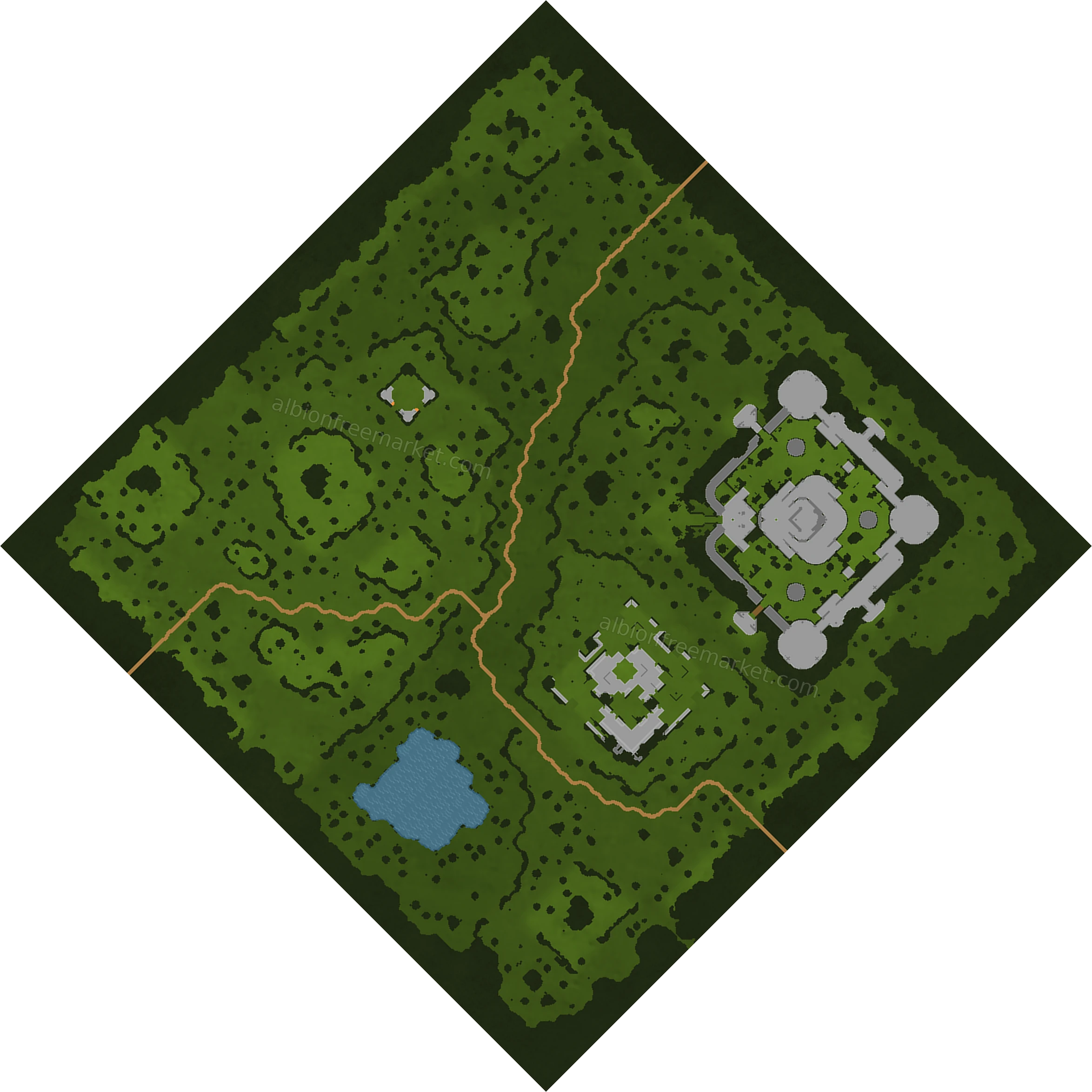 Timberscar Copse Albion Online map