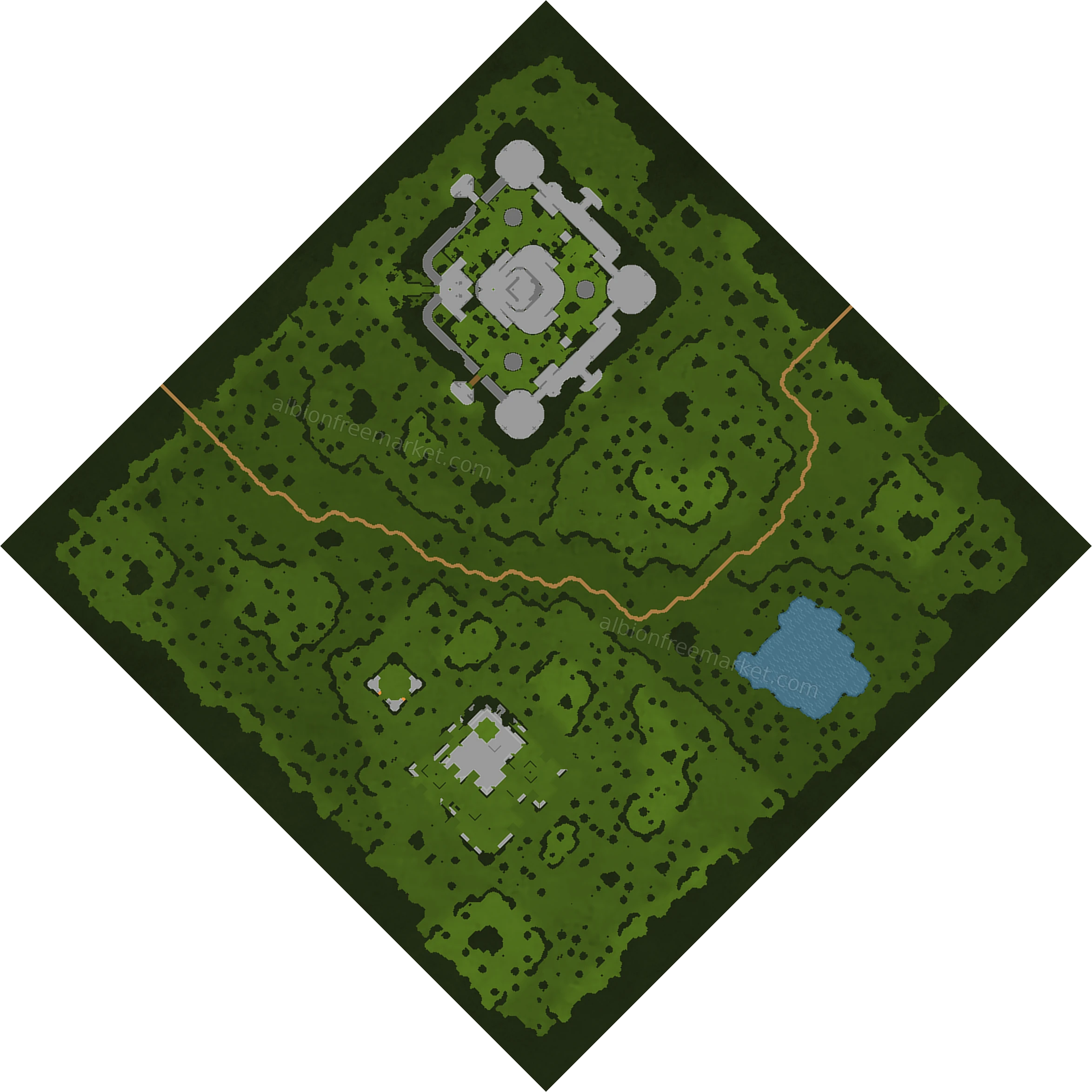 Giantweald Glade Albion Online map