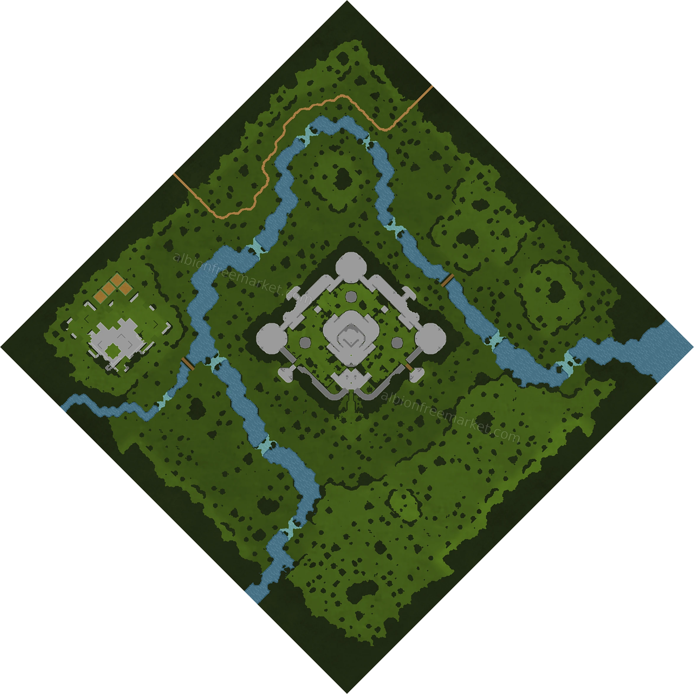 Rivercopse Path Albion Online map