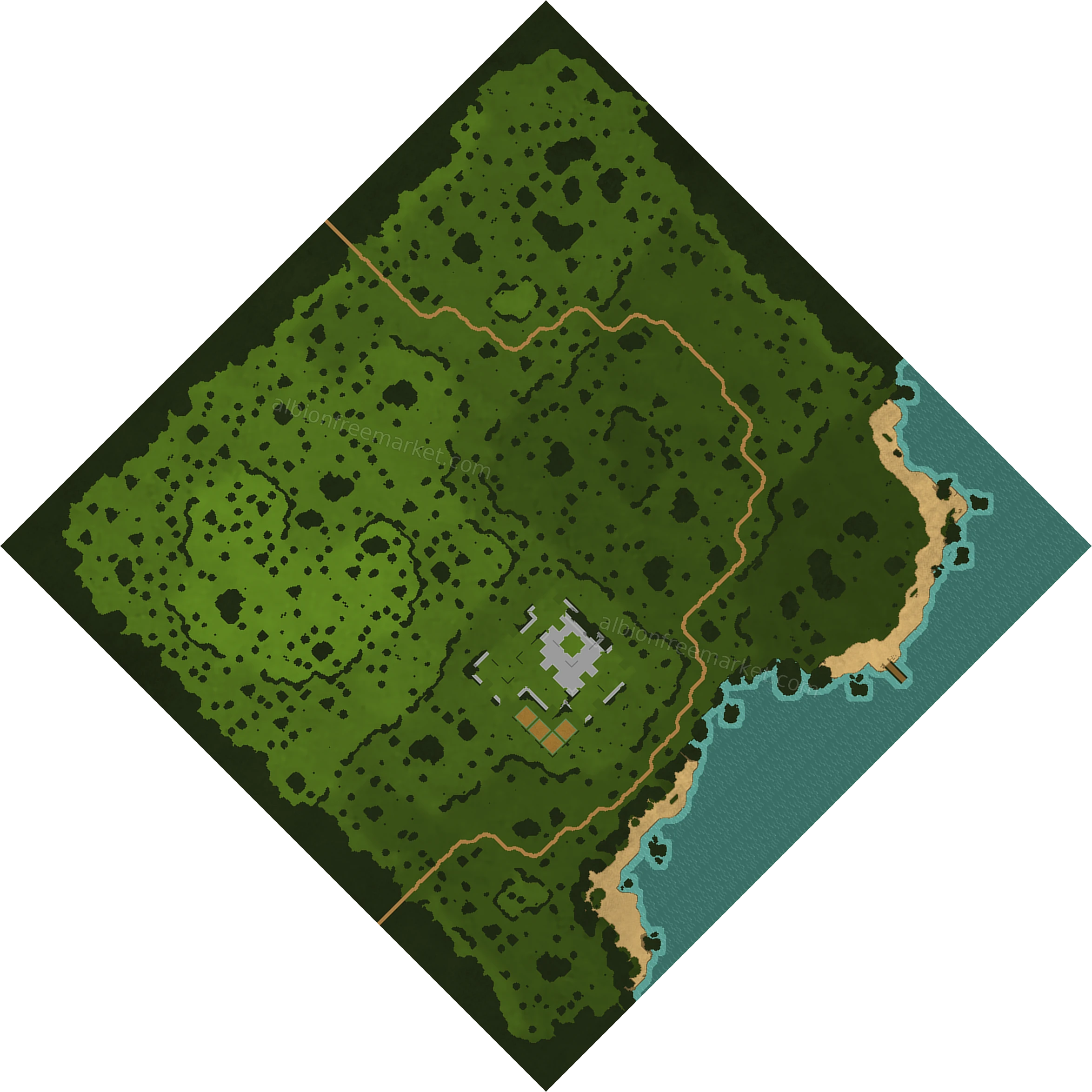 Greenshore Bay Albion Online map
