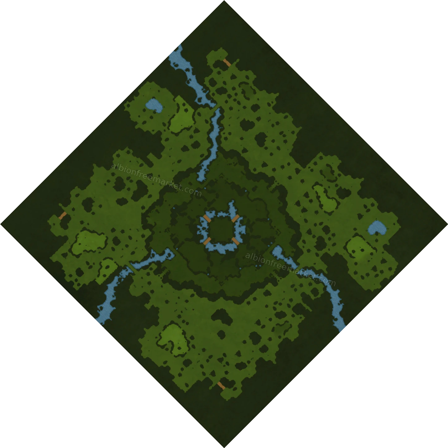 Eye of the Forest Albion Online map