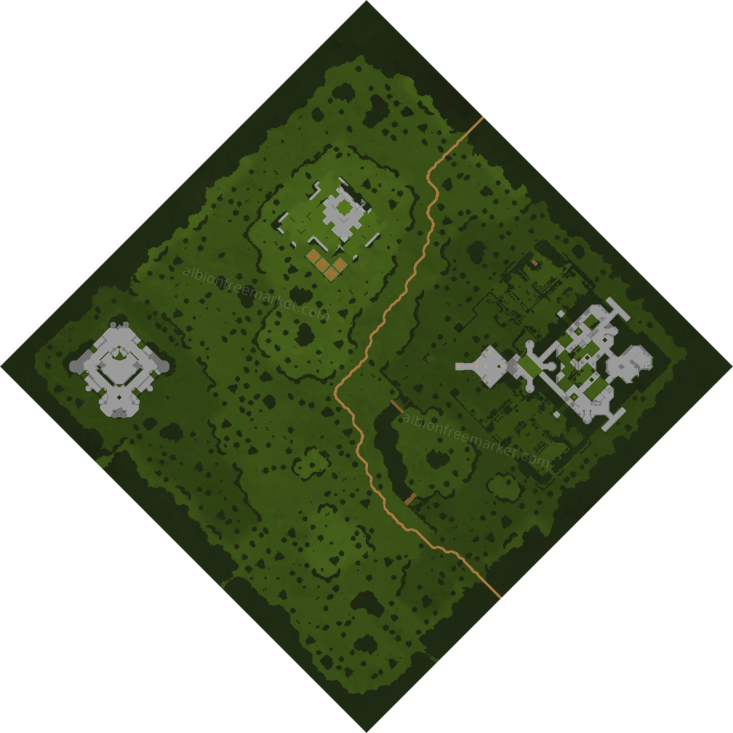 Darkbough Snag Albion Online map