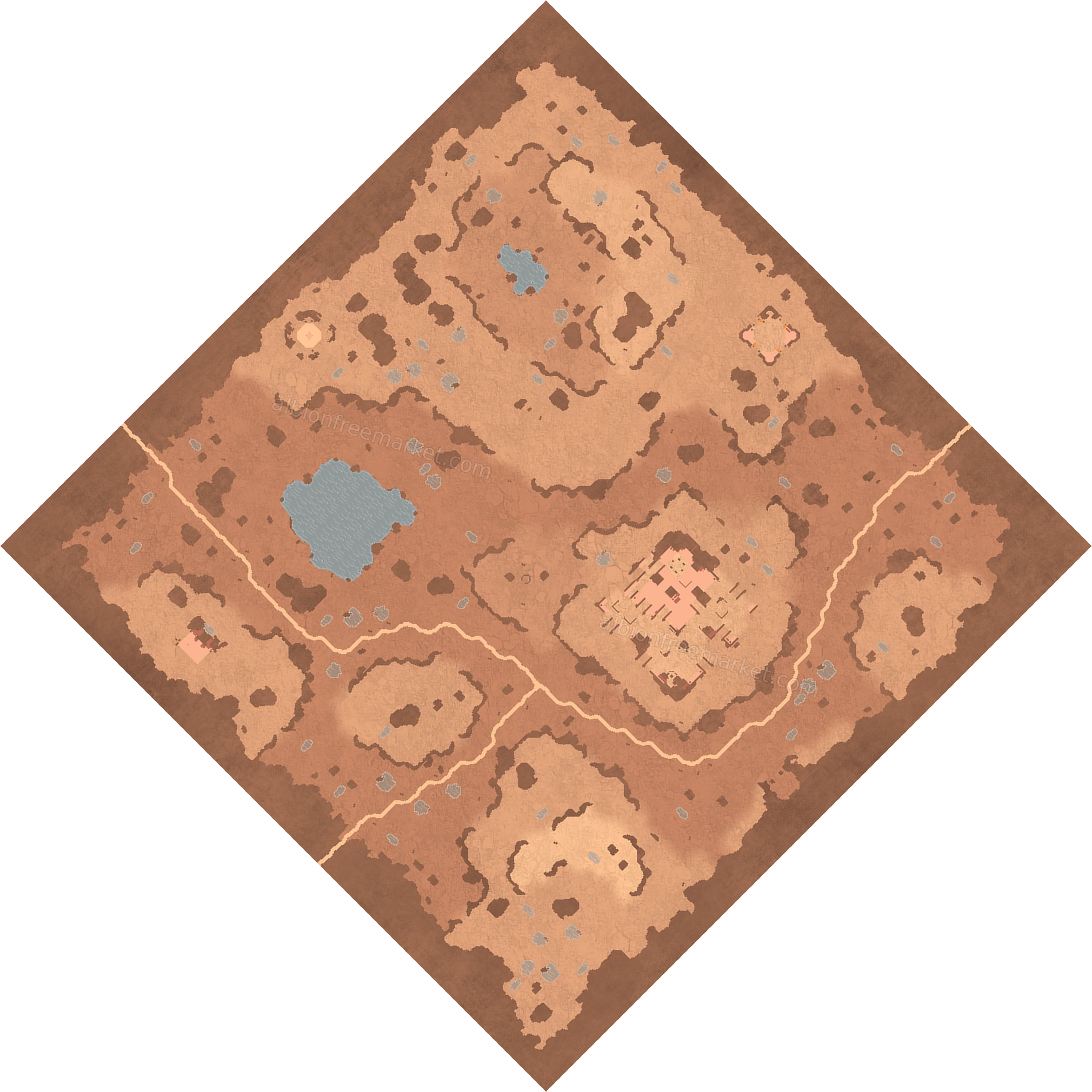 Deadvein Gully Albion Online map