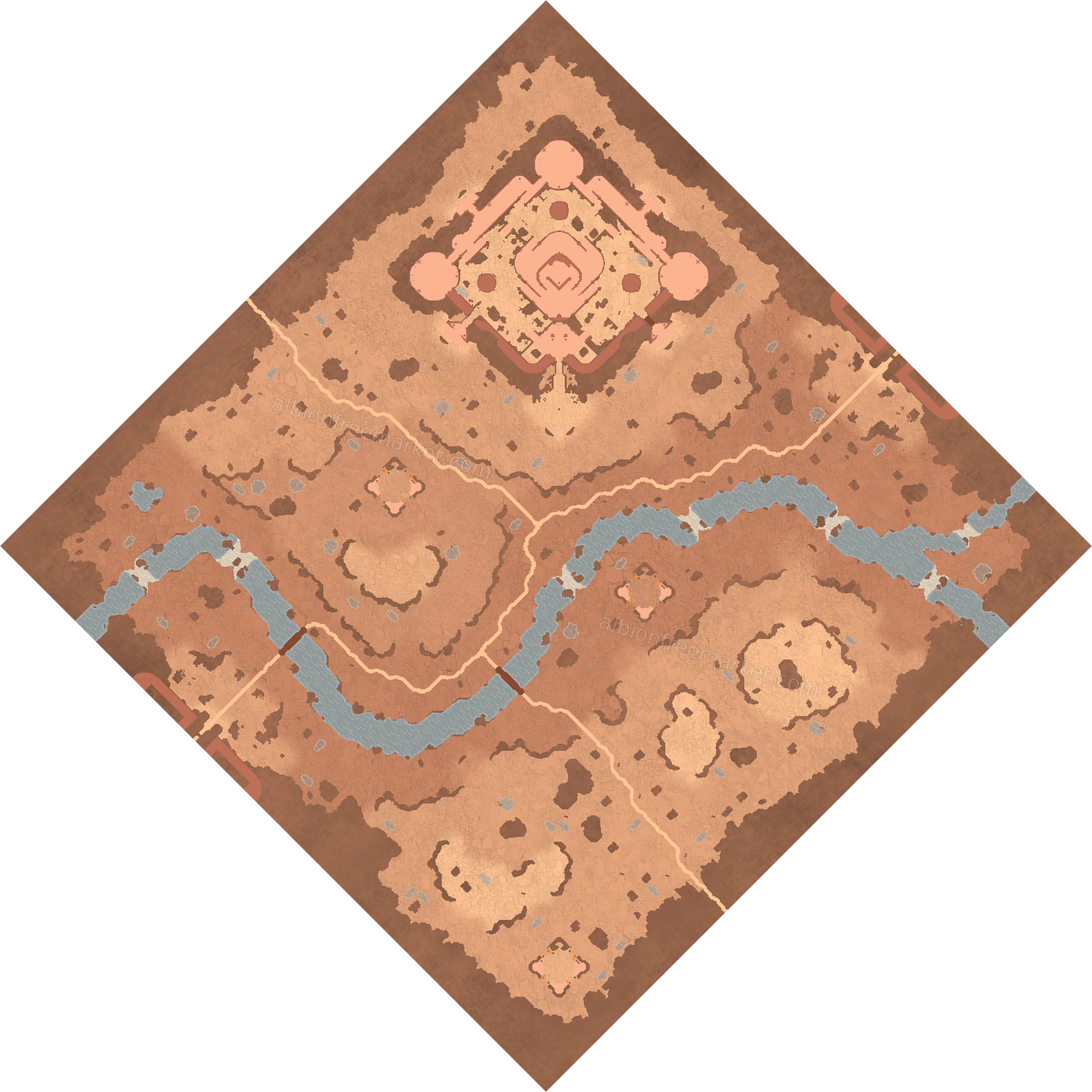 Shiftshadow Expanse Albion Online map