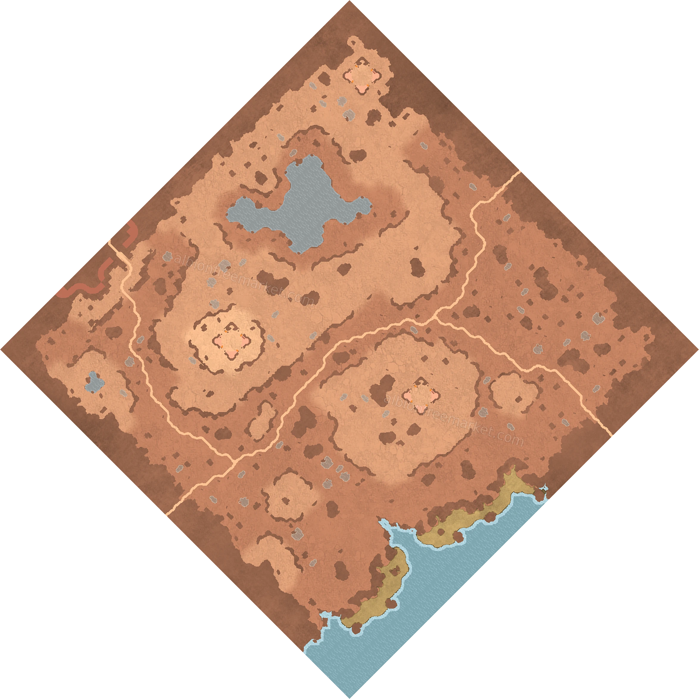Longmarch Meadow Albion Online map