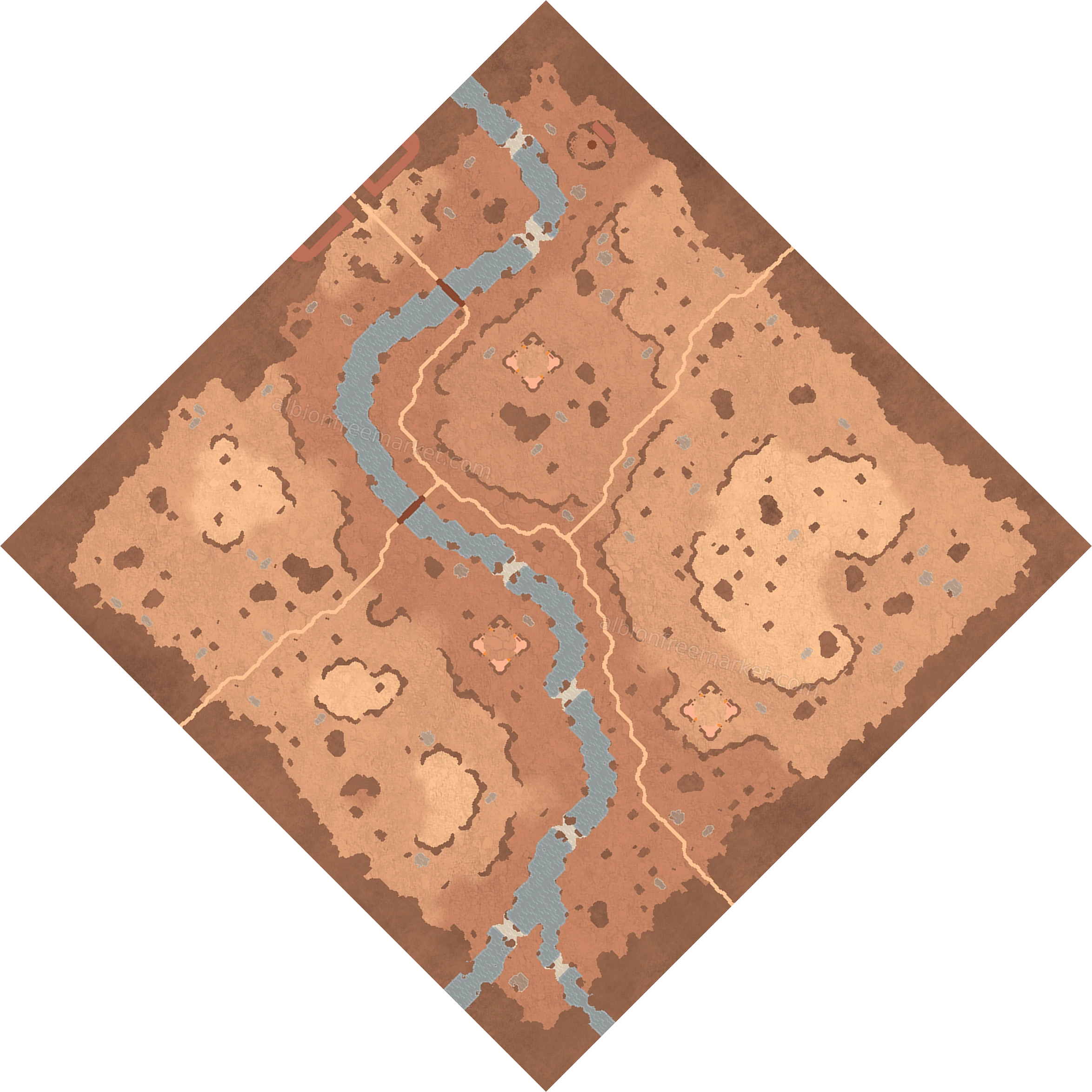 Longshadow Plain Albion Online map