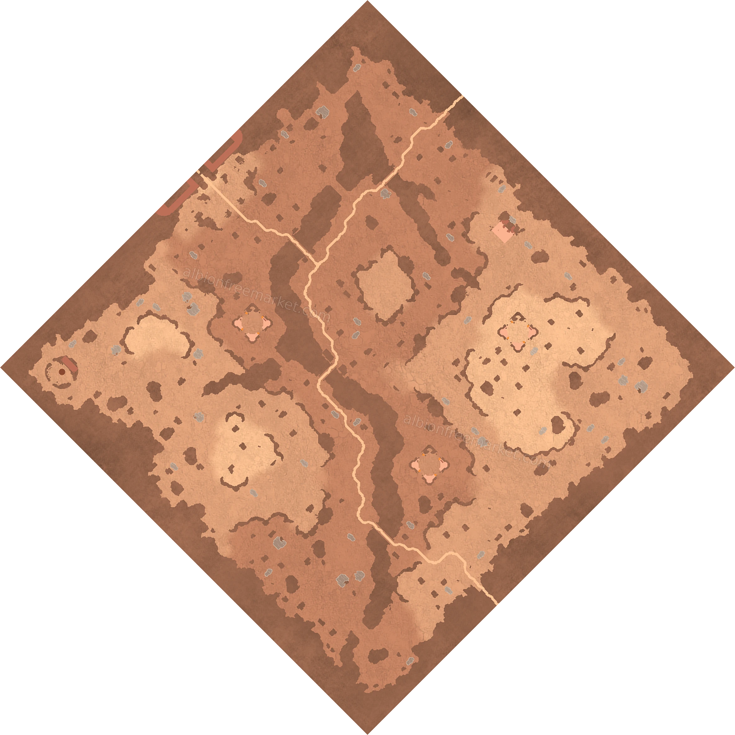 Goldshimmer Plain Albion Online map