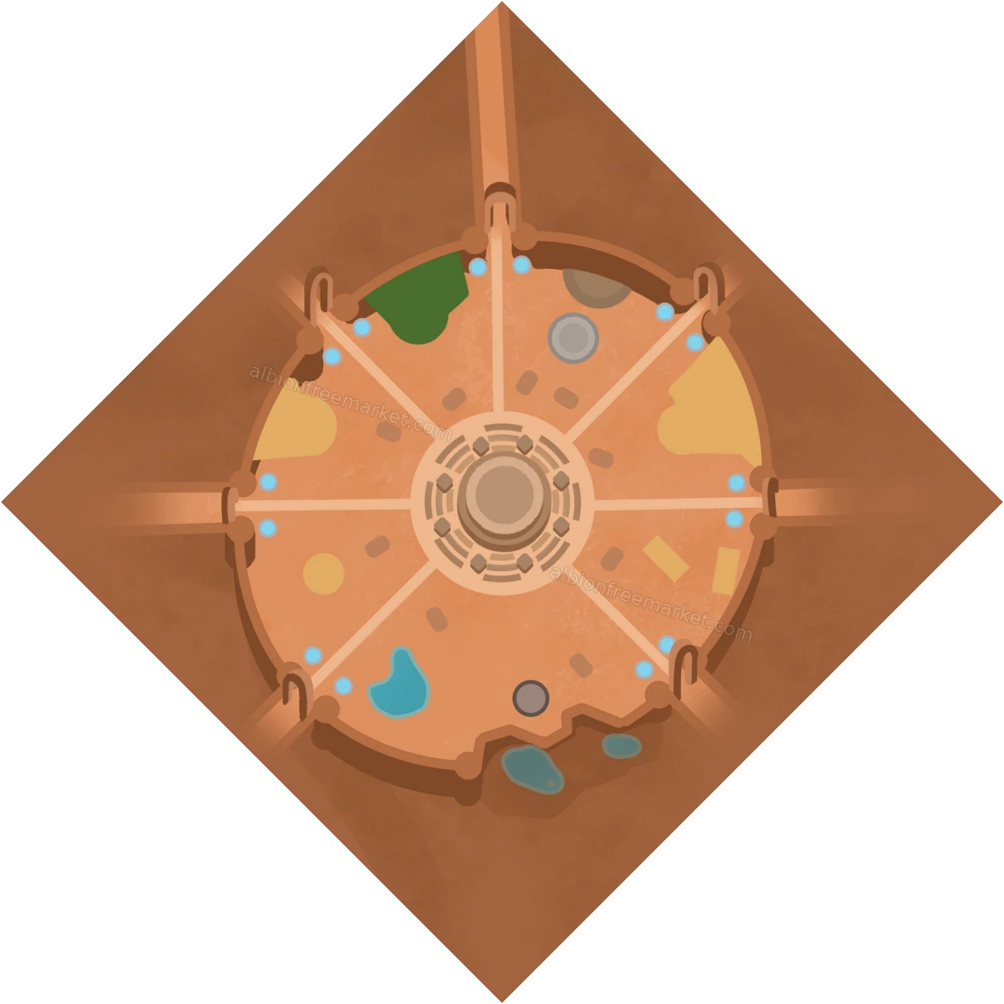 Bridgewatch Portal Albion Online map