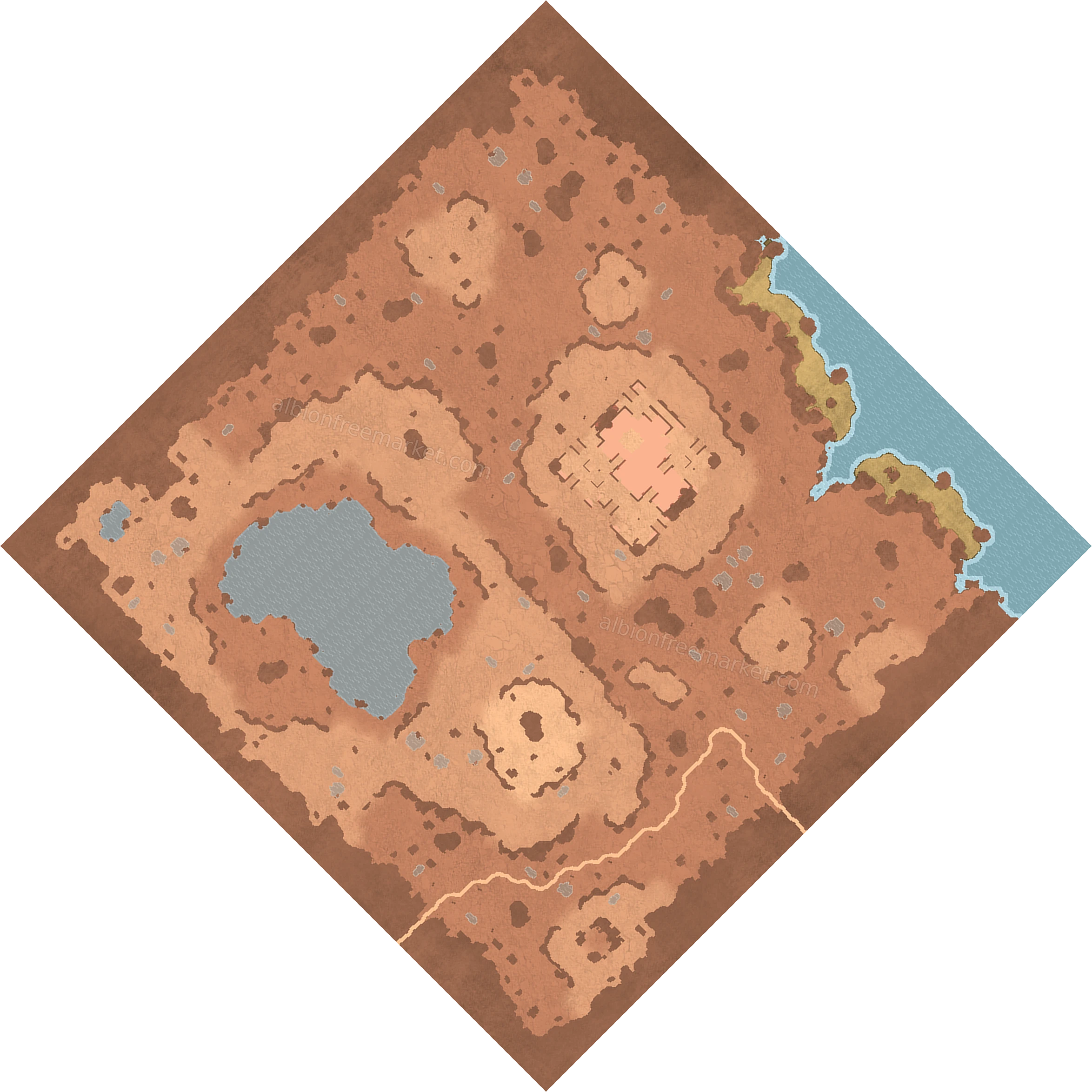 Northstrand Dunes Albion Online map