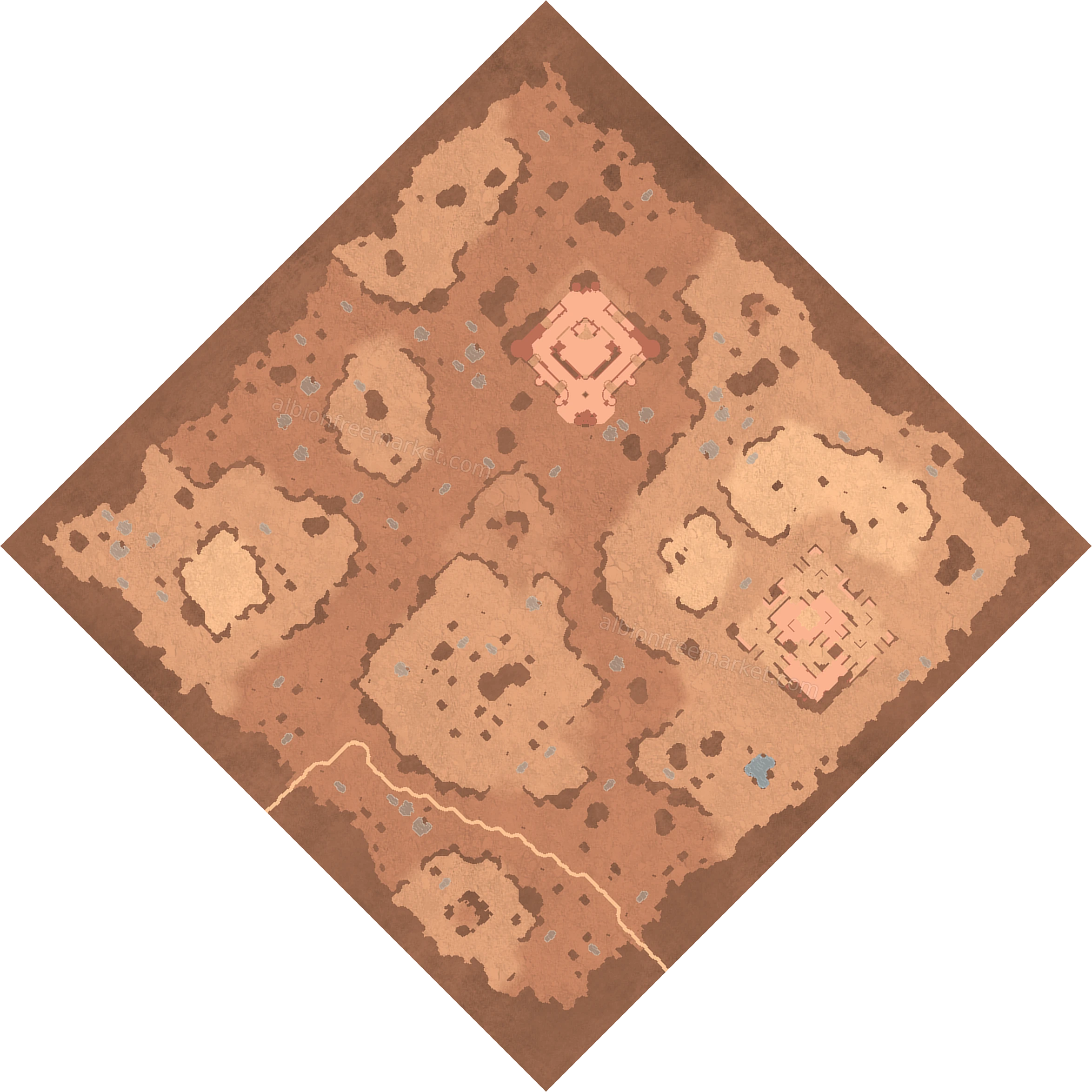 Sunfang Ravine Albion Online map