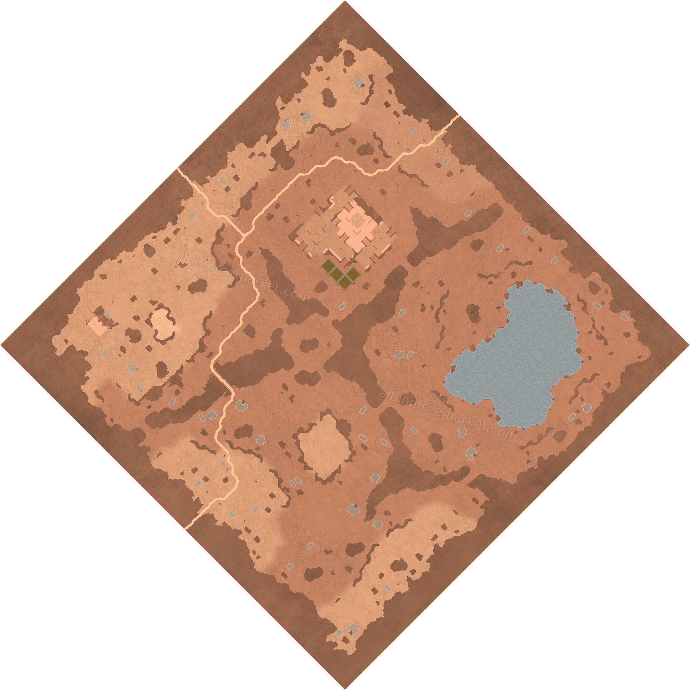 Sandmount Strand Albion Online map