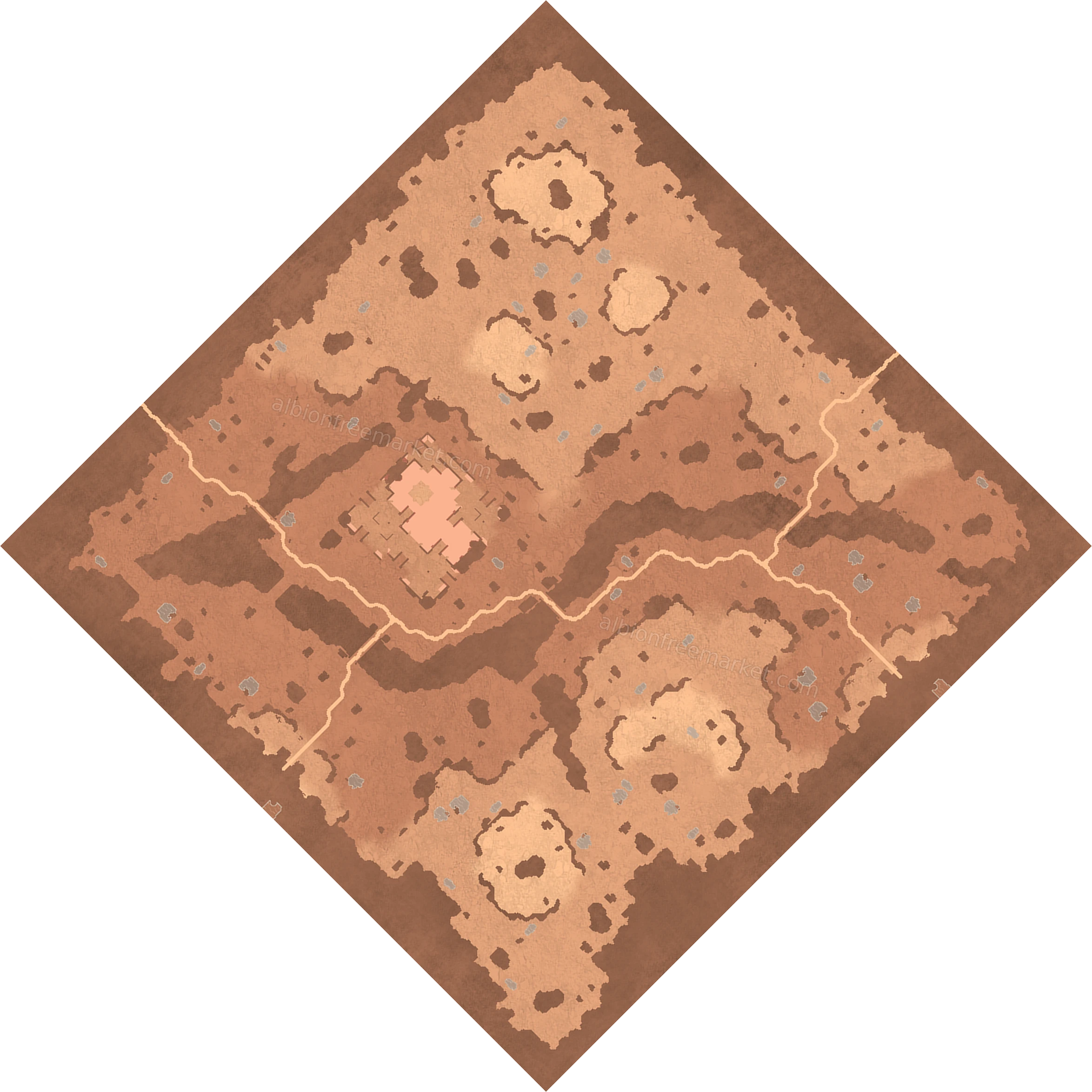 Sandrift Prairie Albion Online map