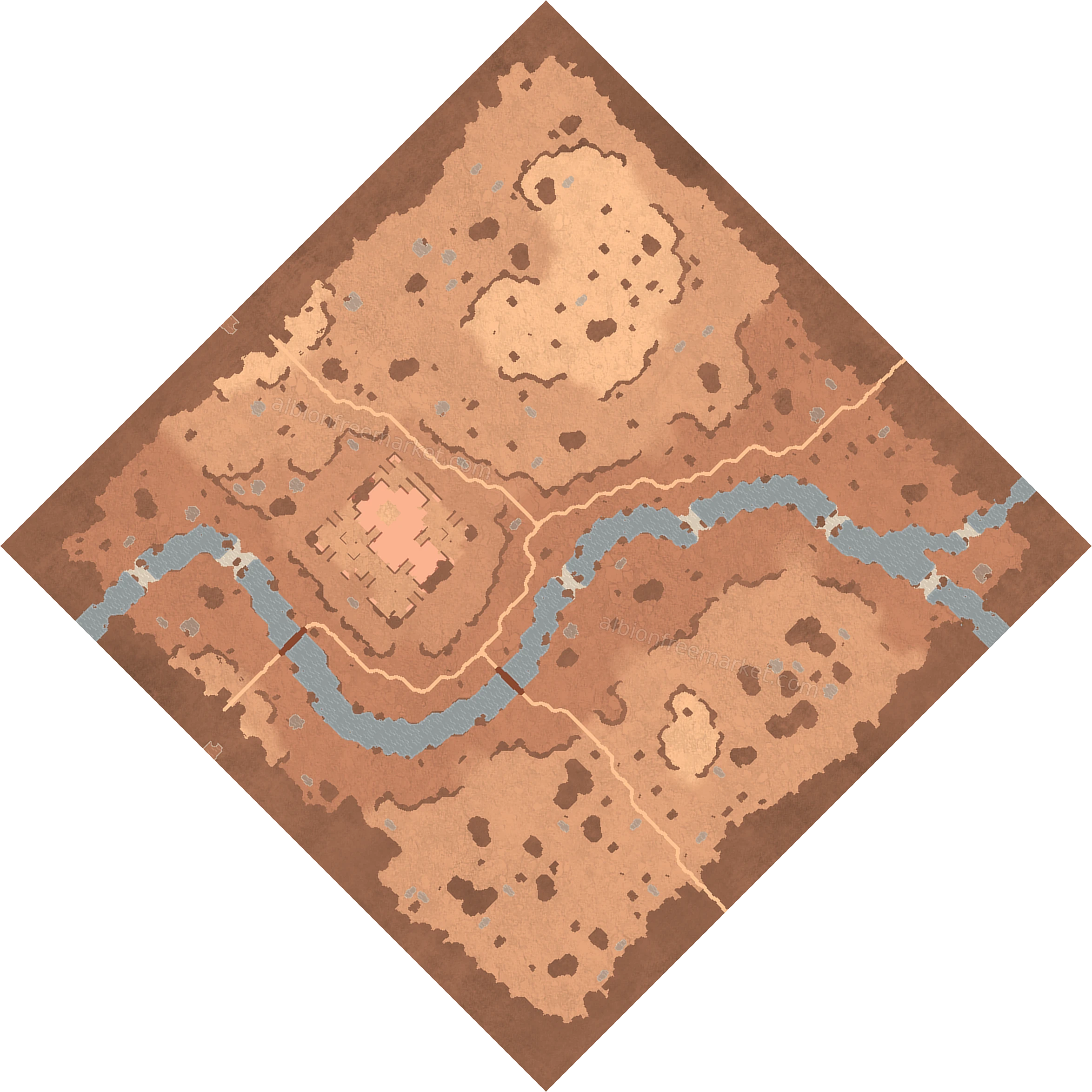 Sandrift Coast Albion Online map