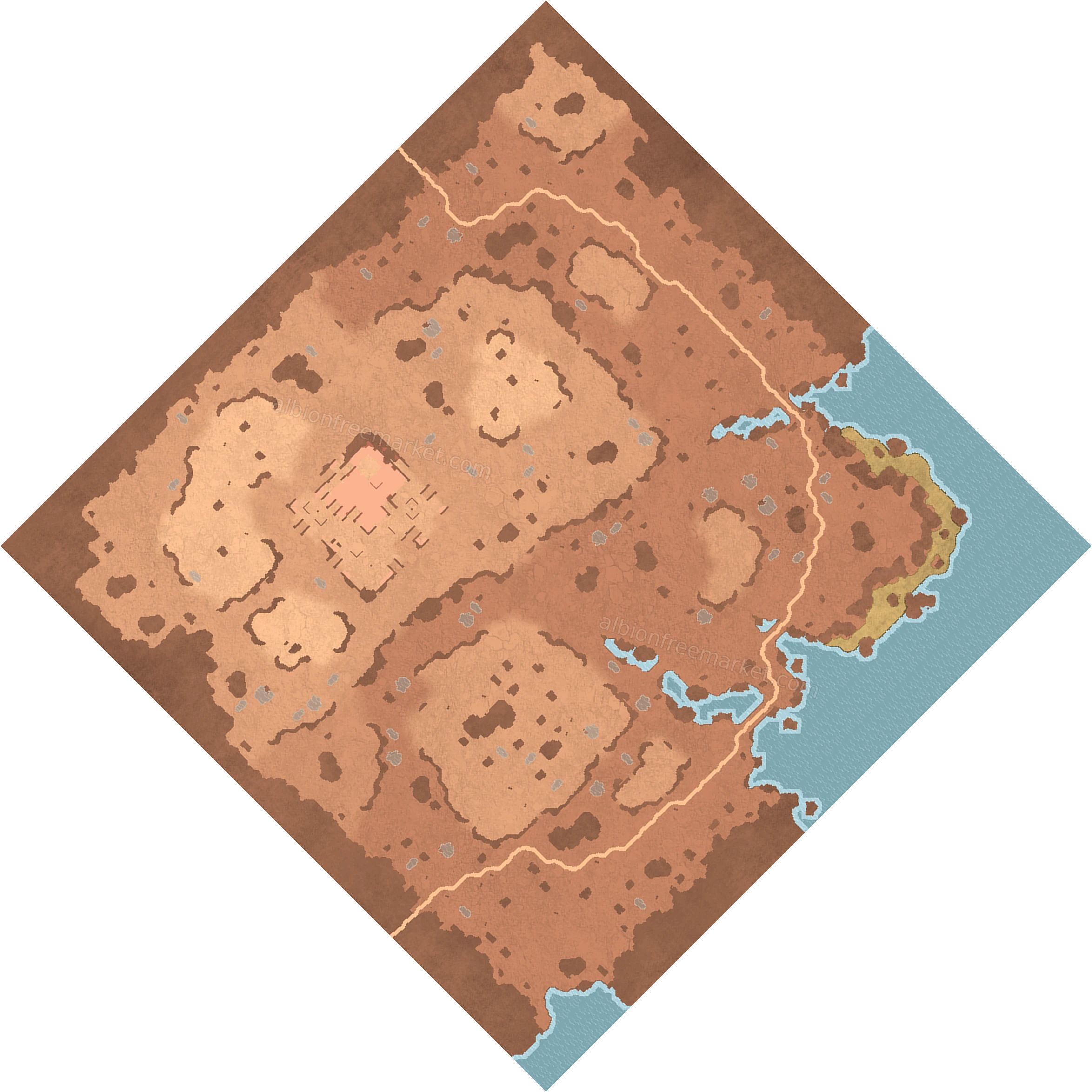 Northstrand Beach Albion Online map