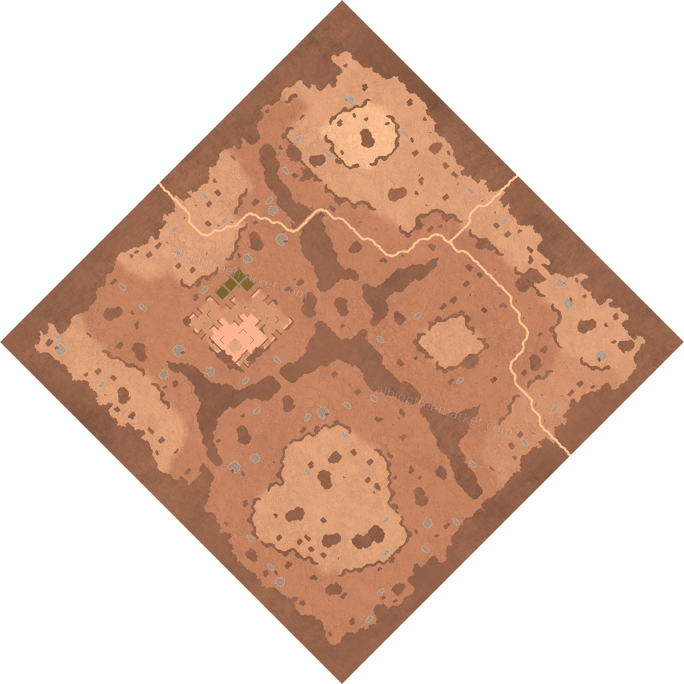 Sunfang Approach Albion Online map