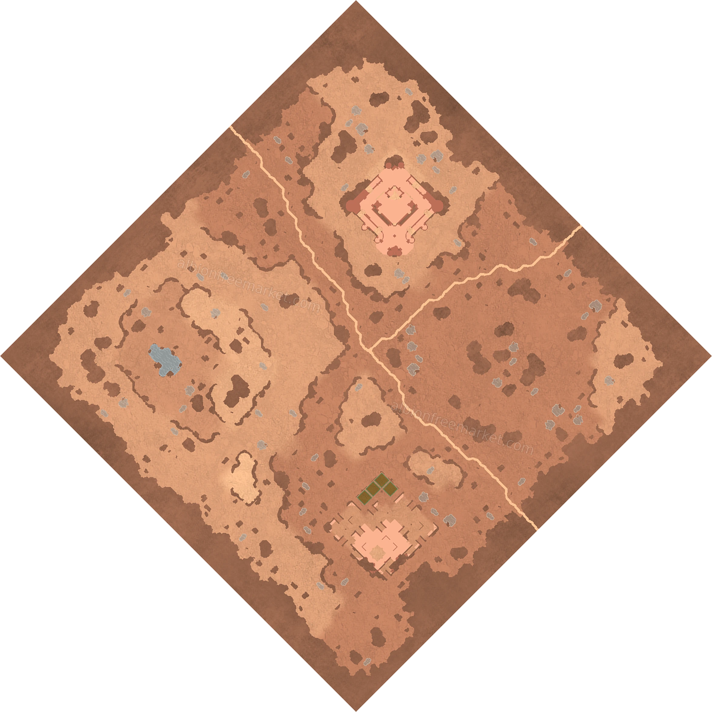 Dryvein Steppe Albion Online map