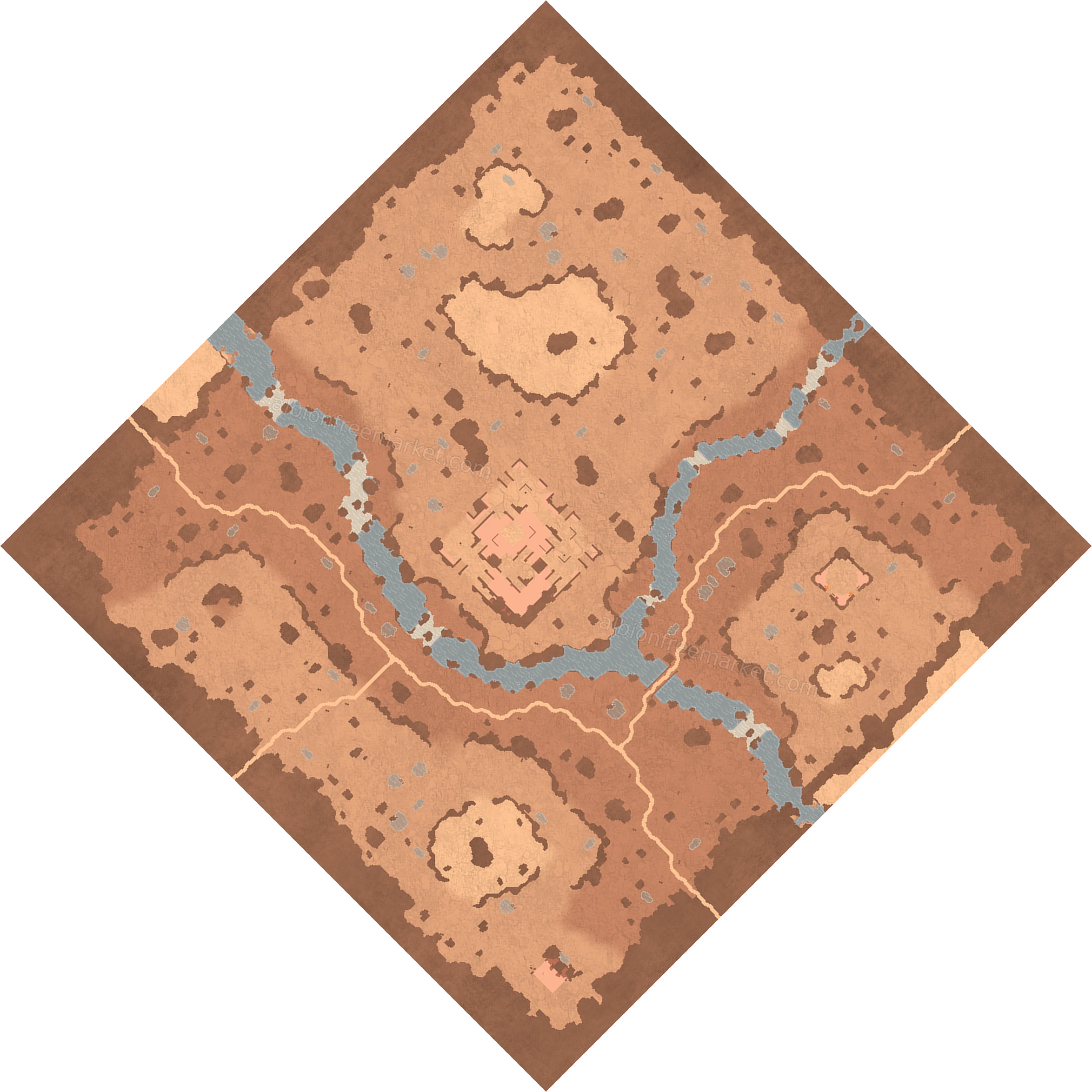 Sandrift Expanse Albion Online map