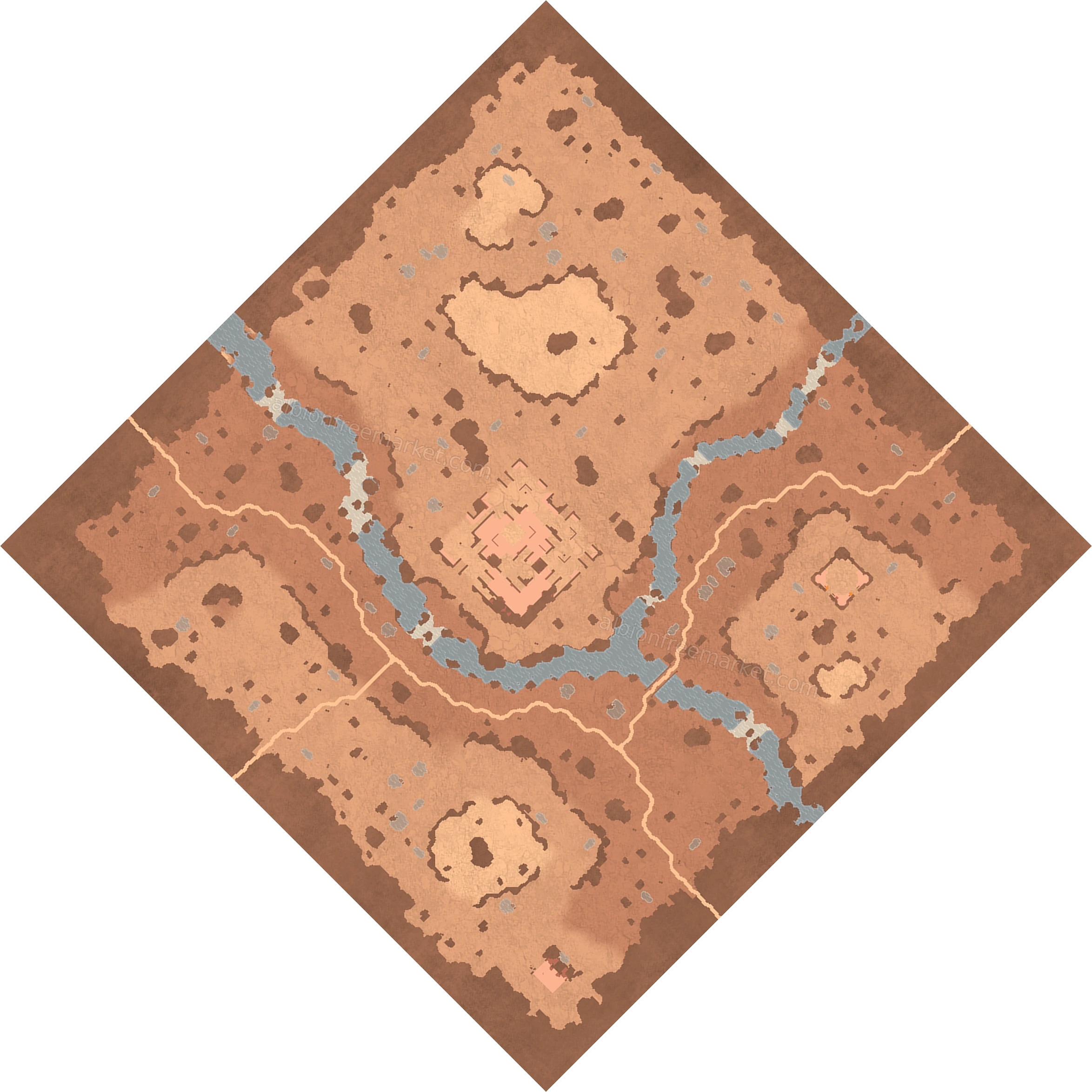 Sandrift Expanse Albion Online map