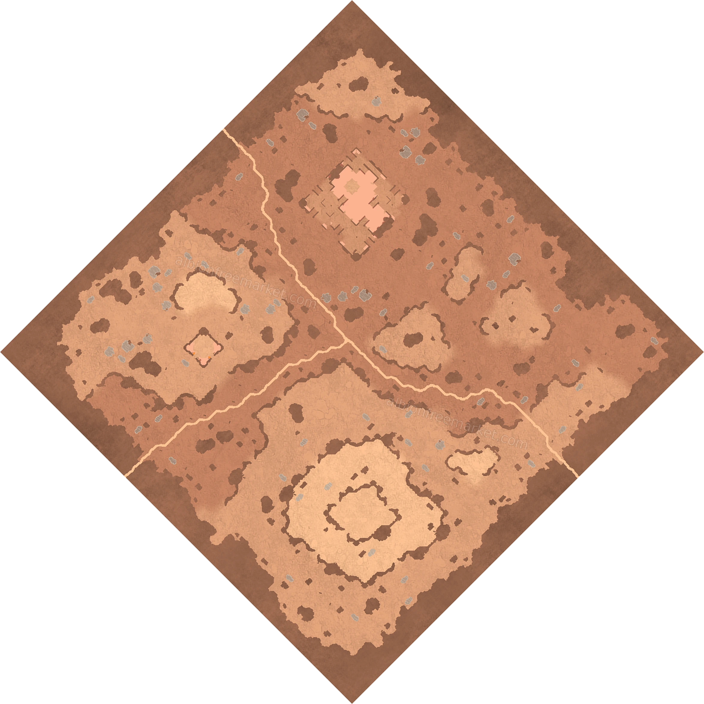 Dryvein End Albion Online map