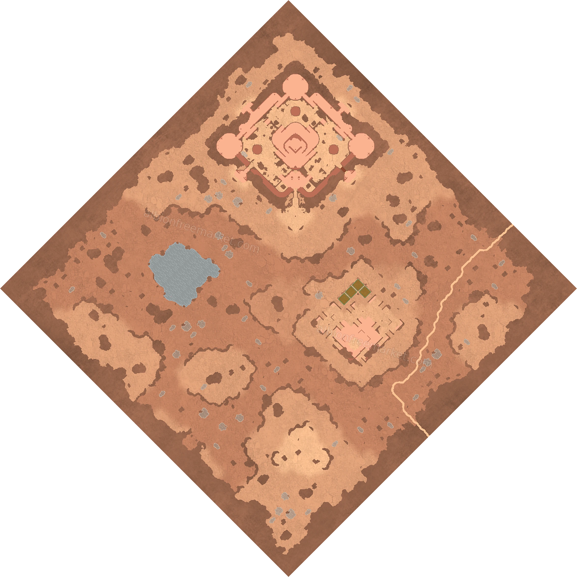 Thirstwater Gully Albion Online map