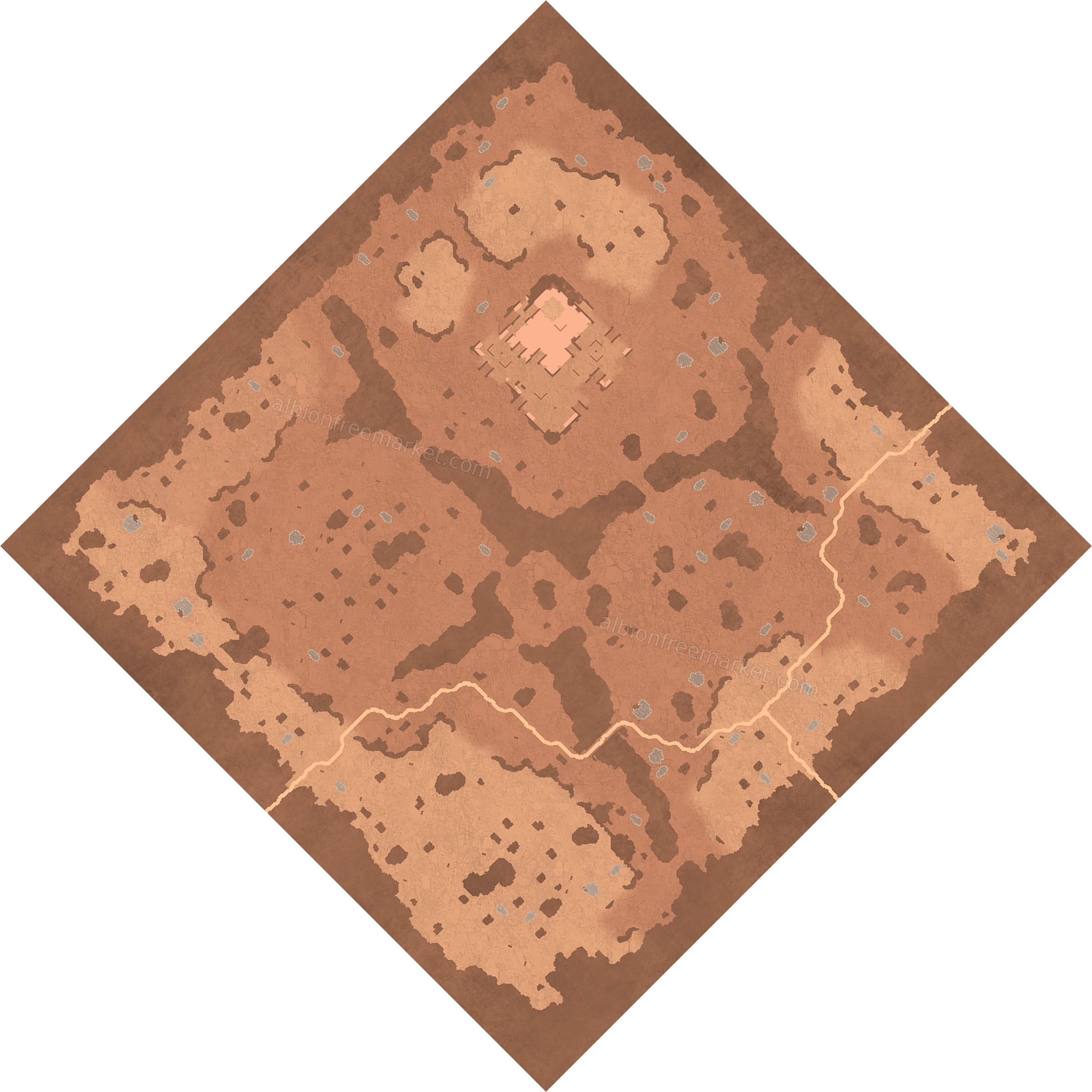 Sandrift Dunes Albion Online map